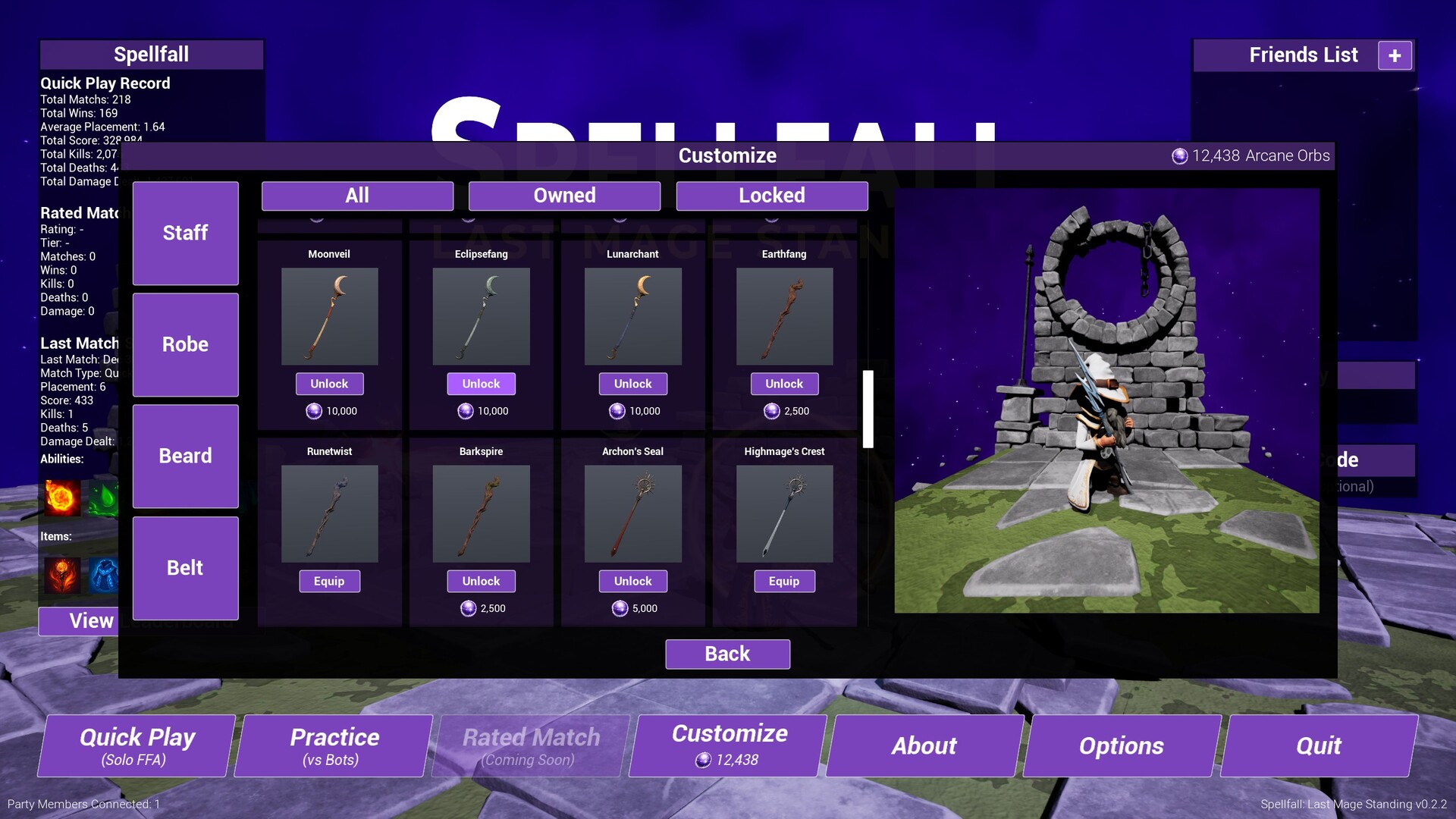 Spellfall: Last Mage Standing