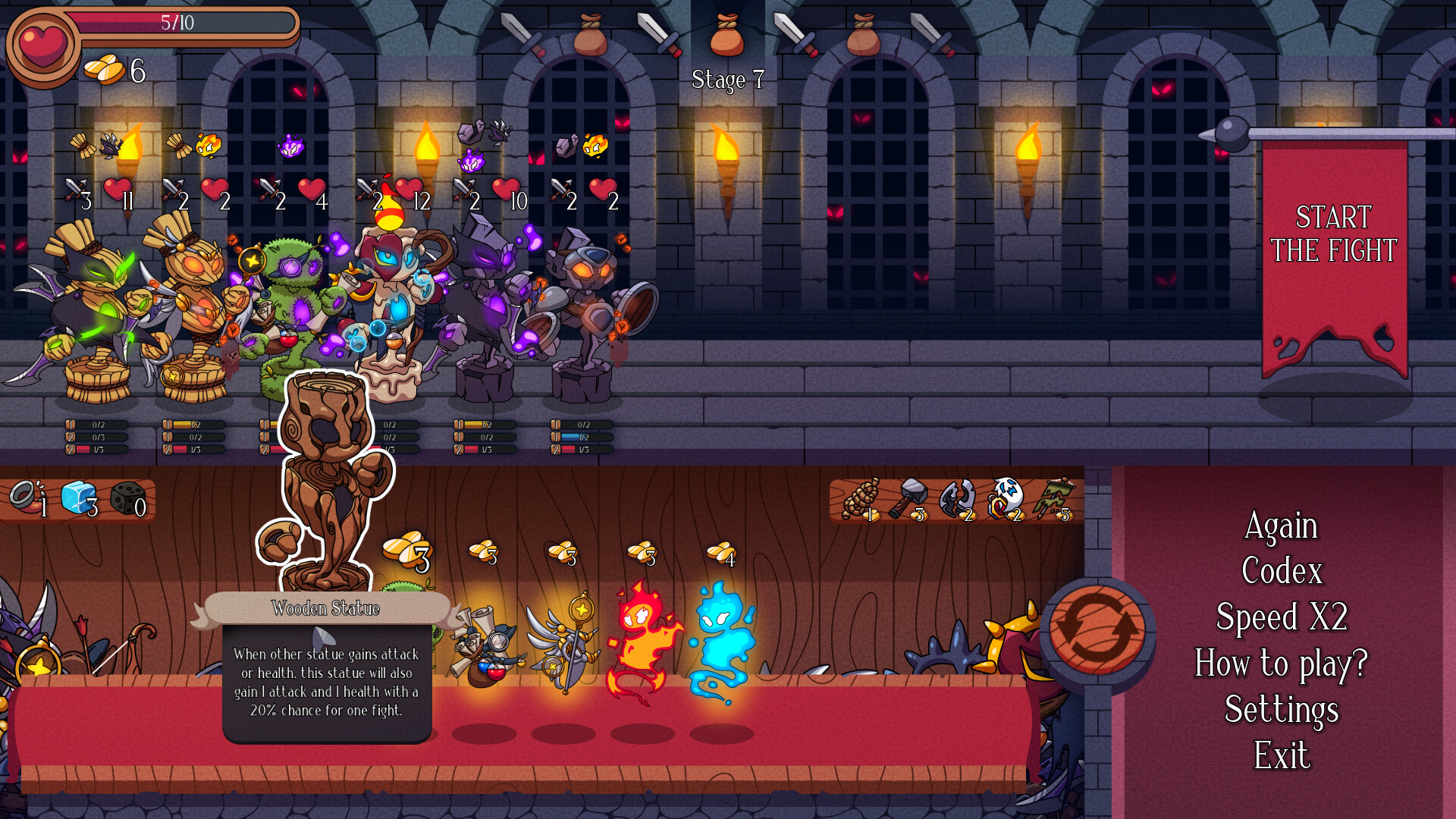 Auto Statue Battle: The Forces of Evil