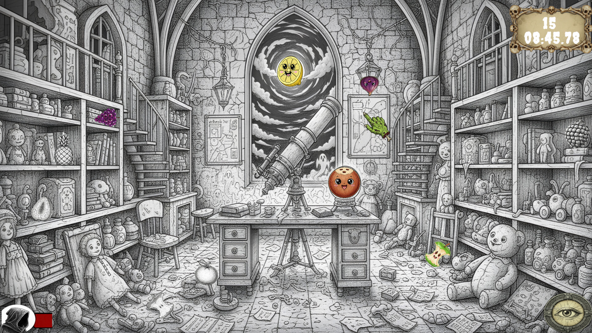 Halloween Mystery: 100 Hidden Object Fruits