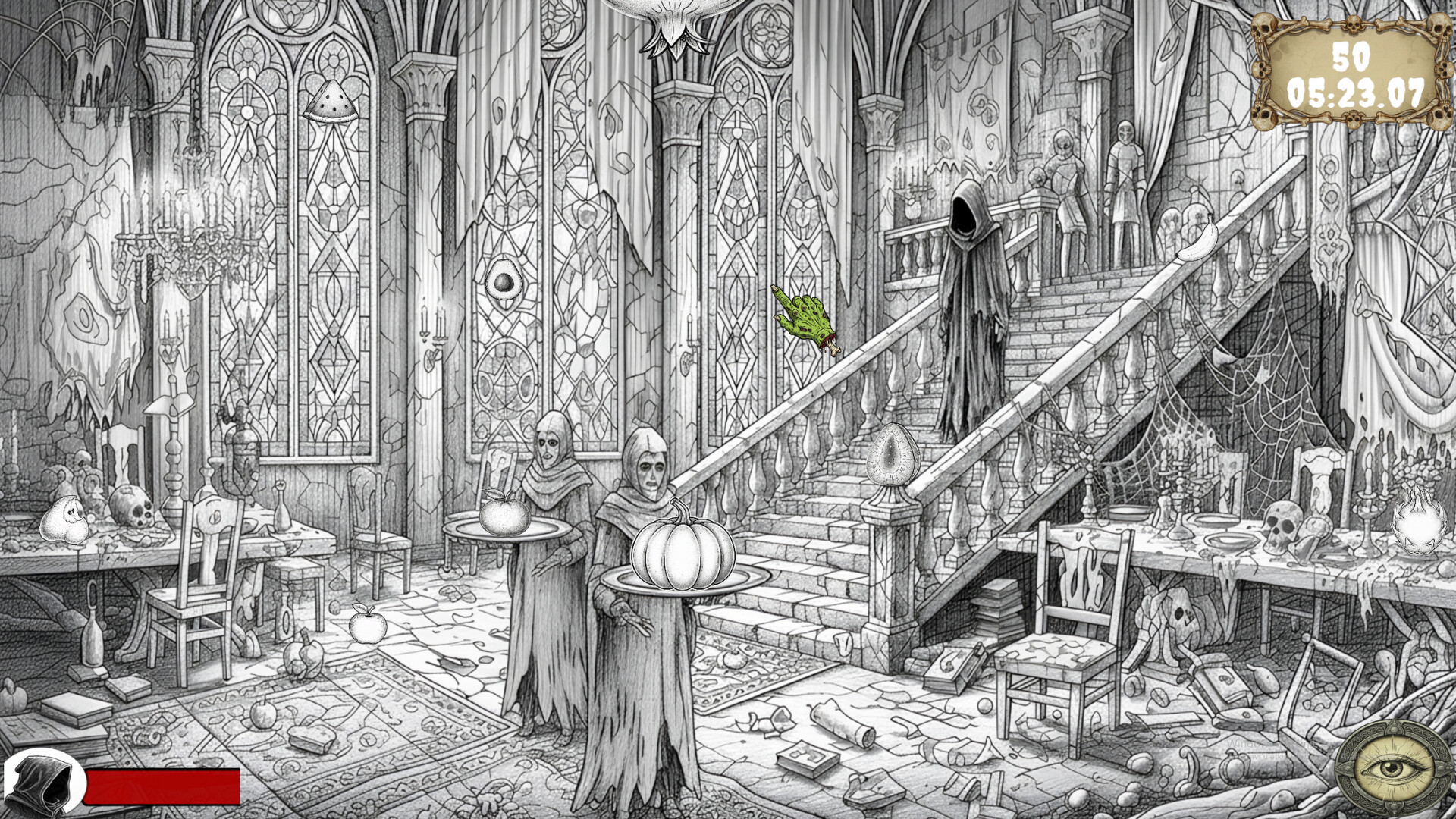 Halloween Mystery: 100 Hidden Object Fruits