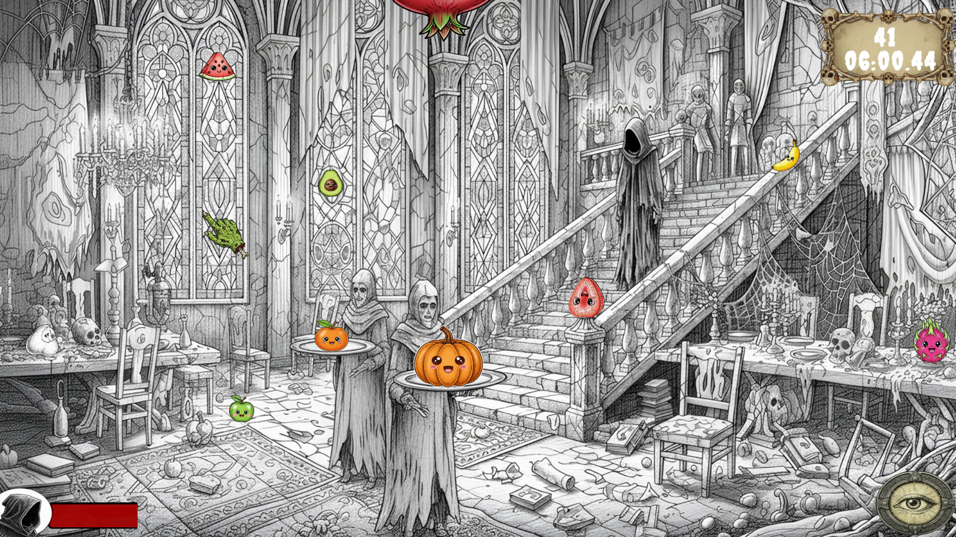 Halloween Mystery: 100 Hidden Object Fruits