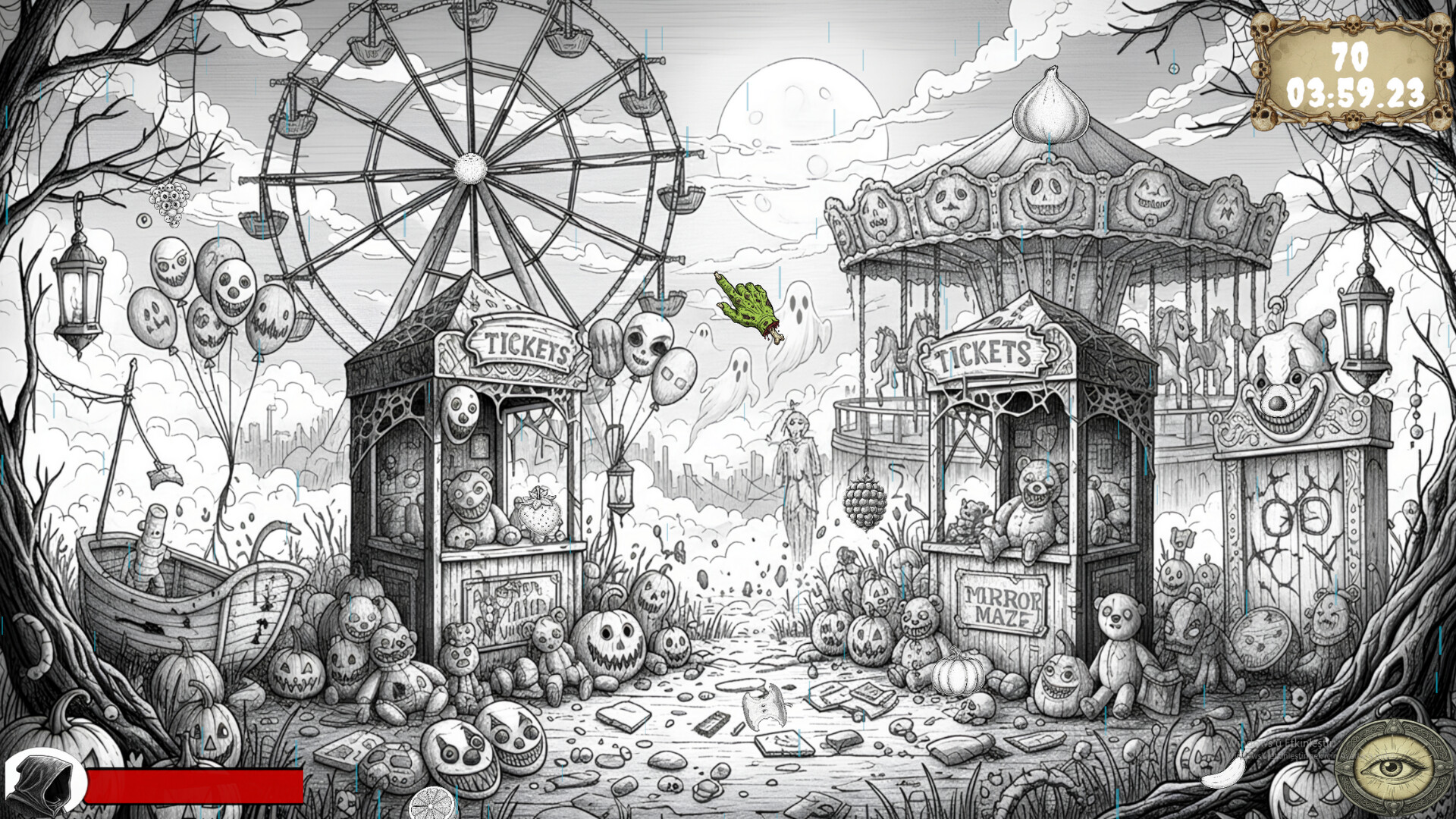 Halloween Mystery: 100 Hidden Object Fruits