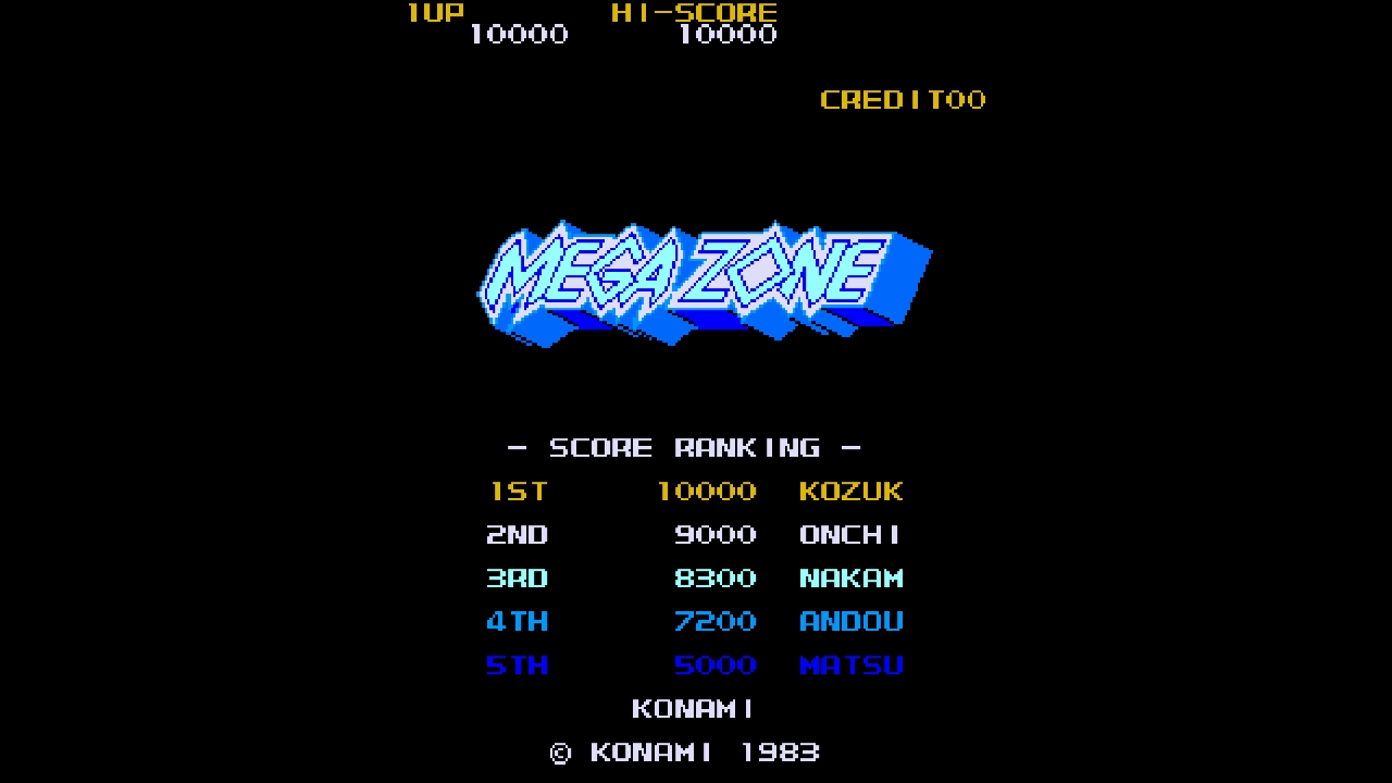 Arcade Archives: Mega Zone