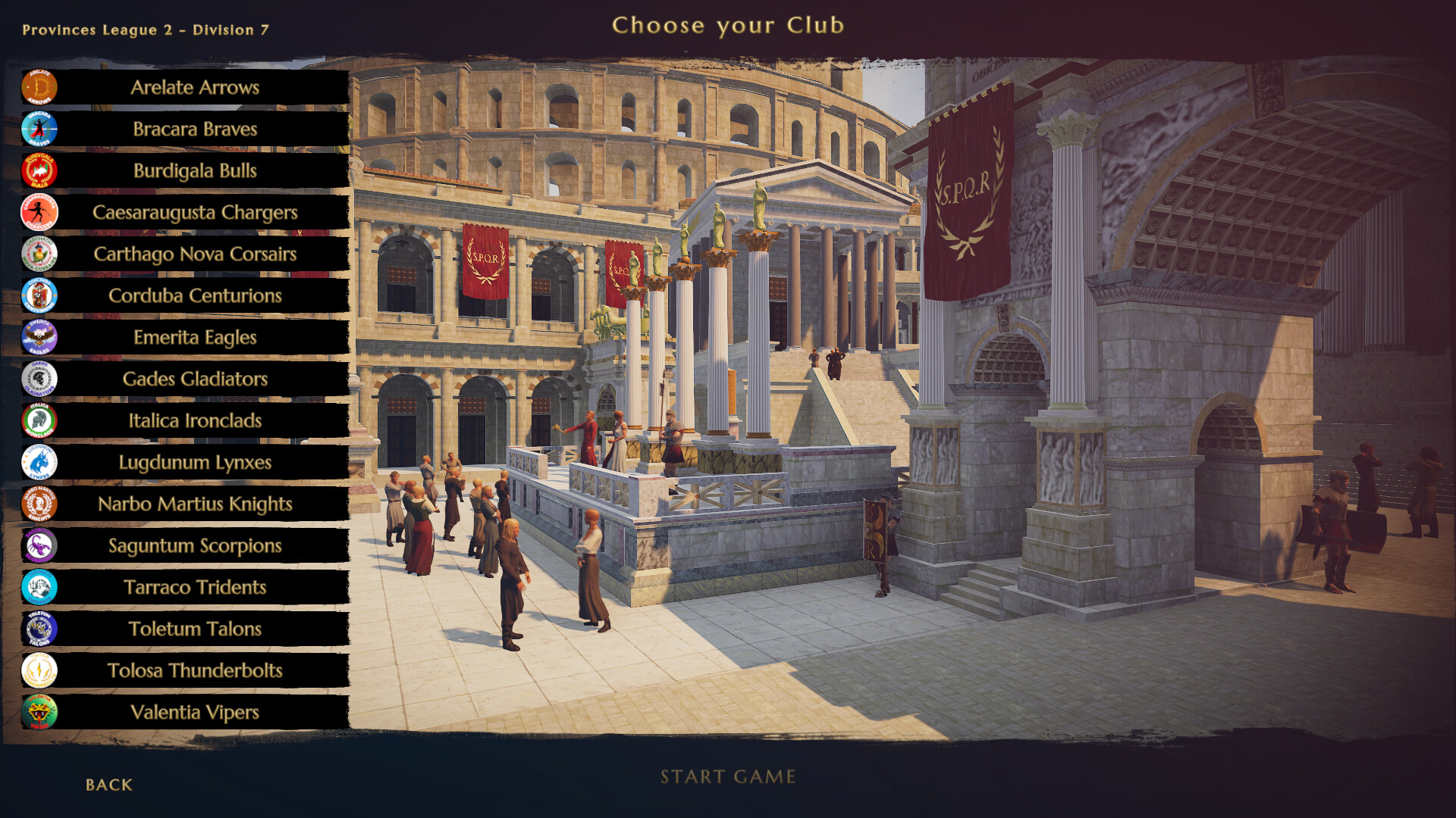 Ludus Magnatus: Gladiator Manager Simulator