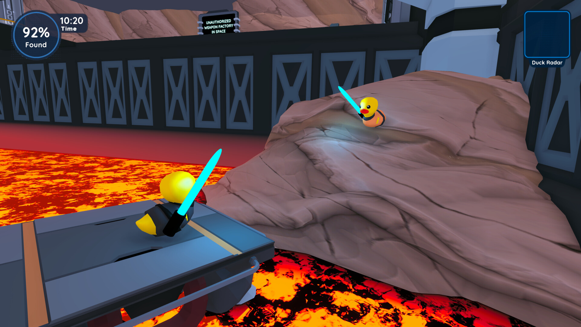 Find 100 Ducks and Blast Them…in Space!!!