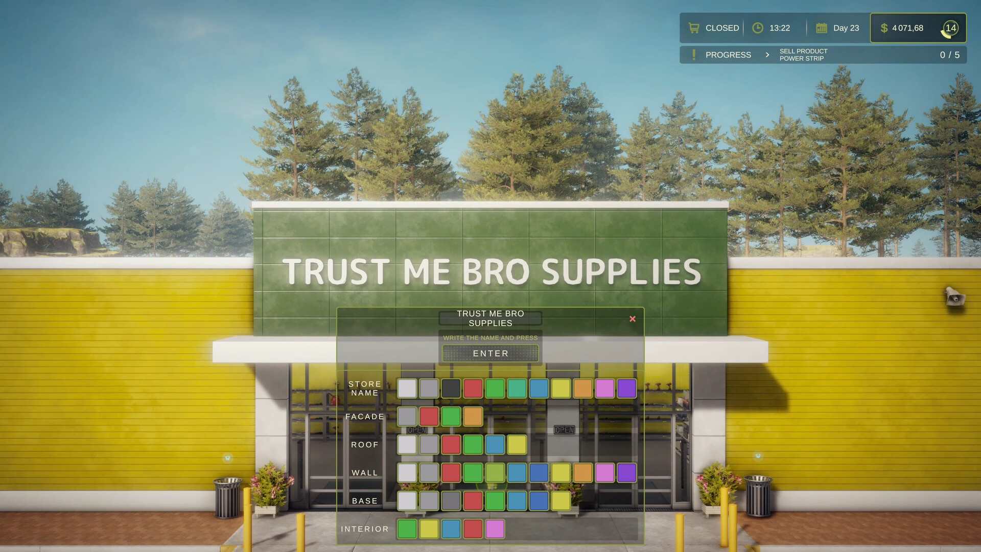Construction Store Simulator