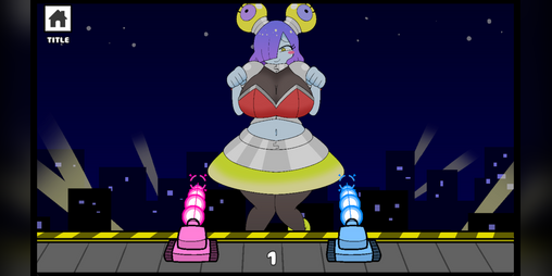 Tank vs Big Alien Girl