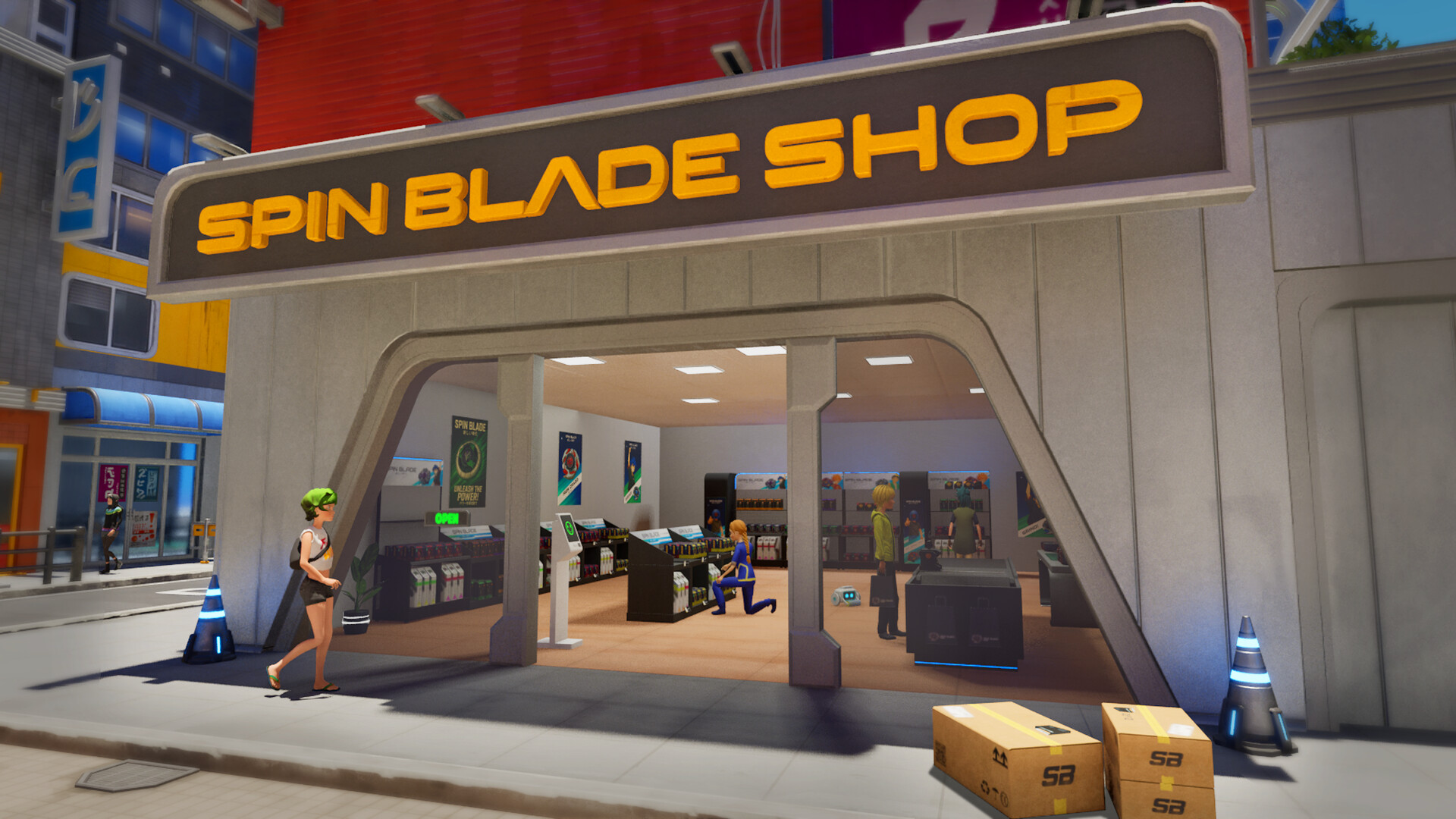 Spin Blade Shop Simulator