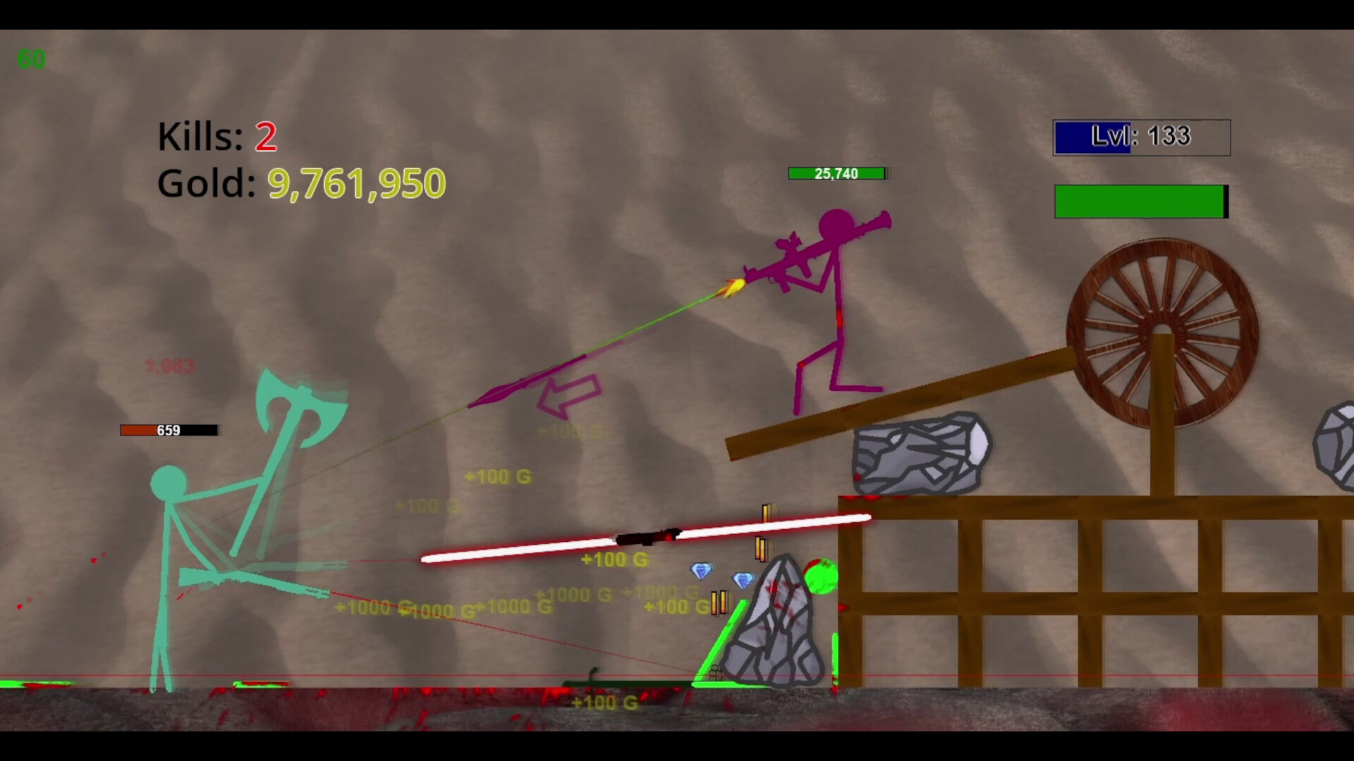 Stickman Physics Battle Arena