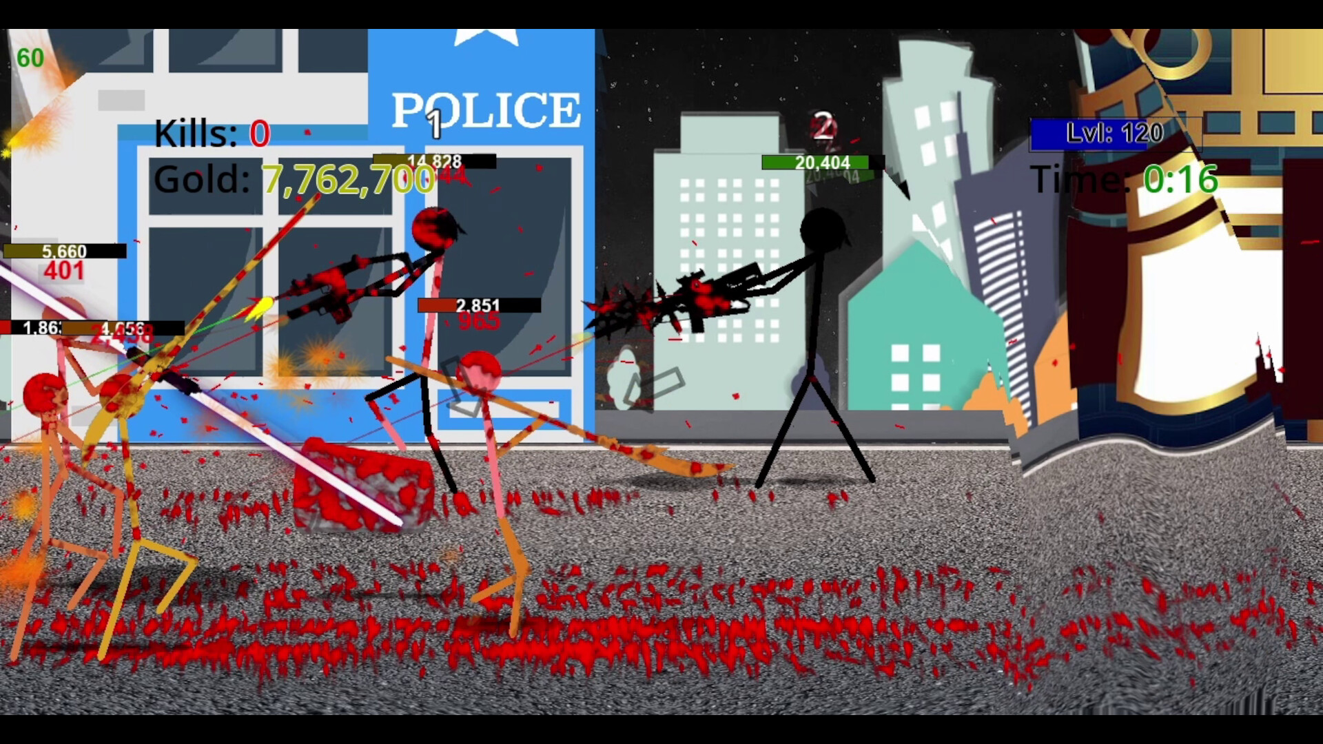 Stickman Physics Battle Arena