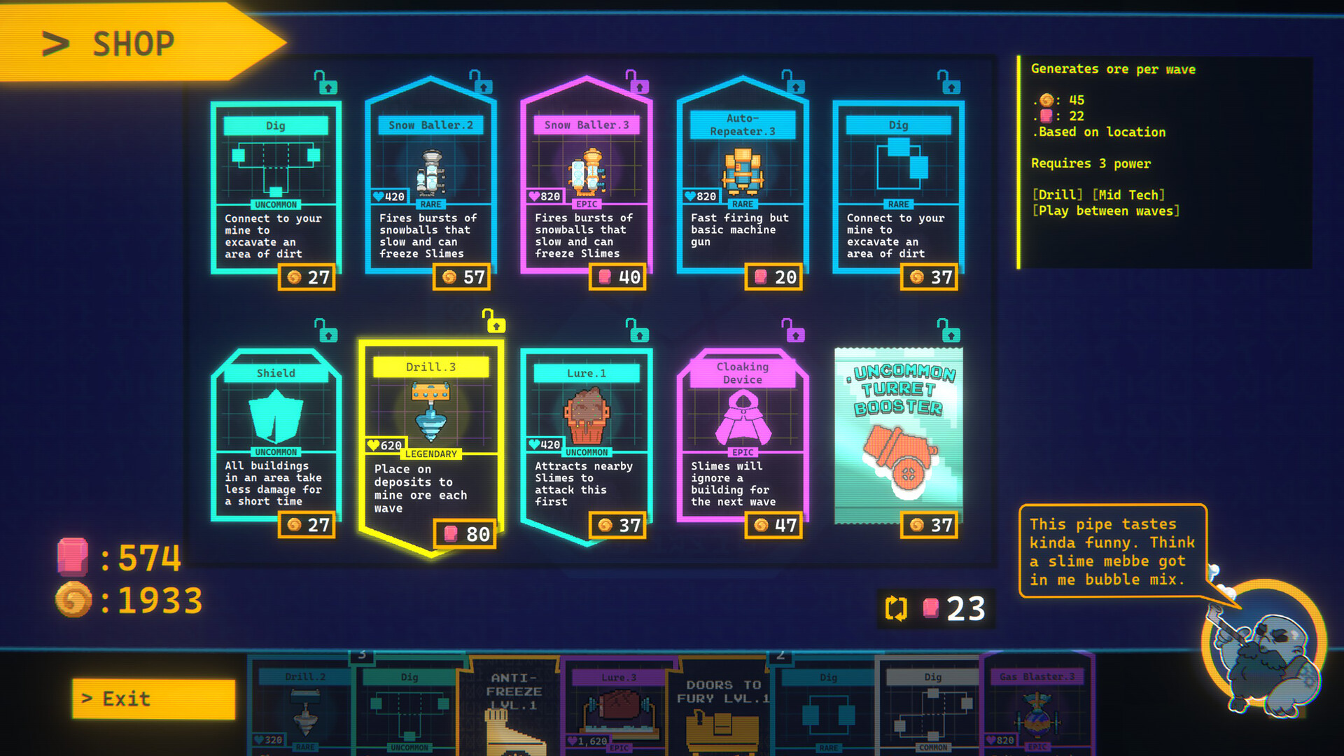 Into the Slimy Mines