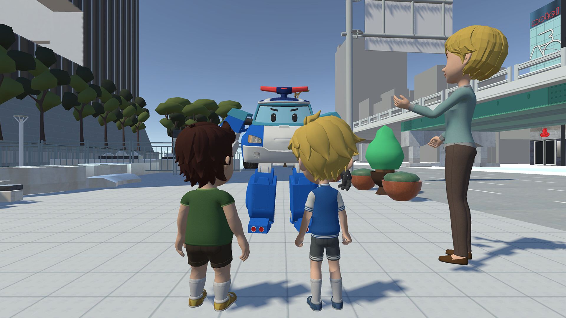 VR Traffic Safety with Polly