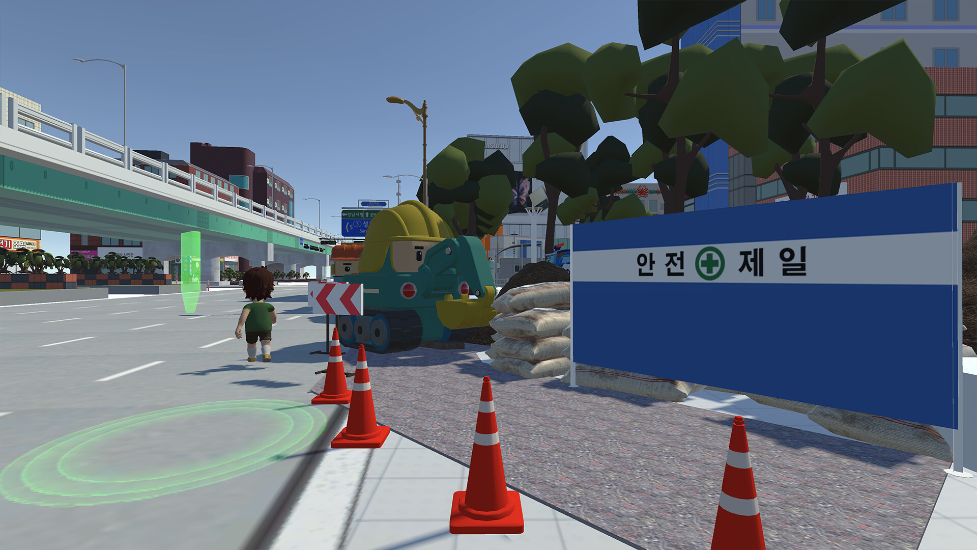 VR Traffic Safety with Polly