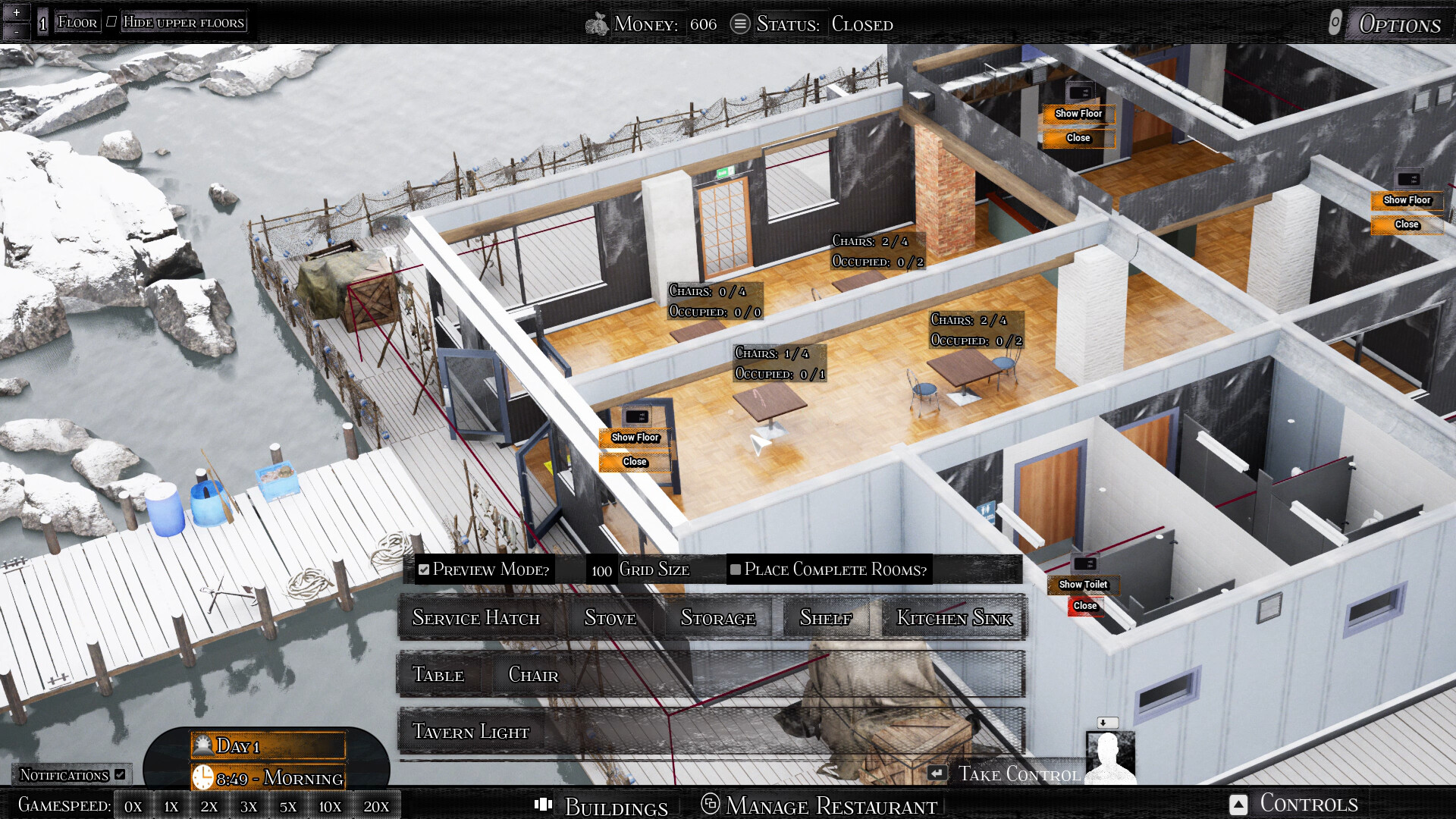 Northern Waters: Fishing &amp; Restaurant Simulator