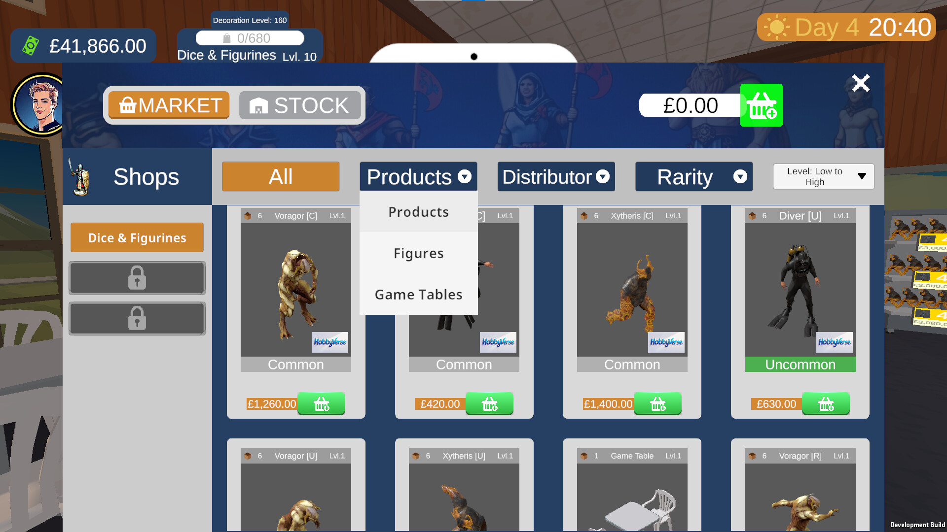 Dice &amp; Figurines: Business Life Simulator