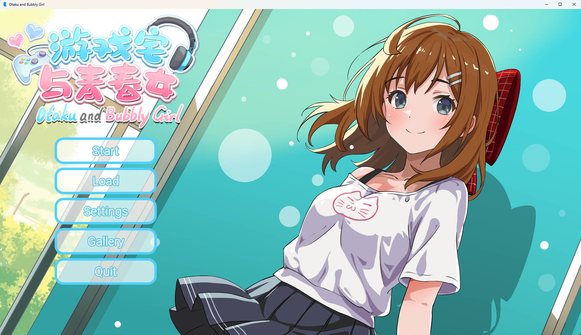 Otaku and Bubbly Girl