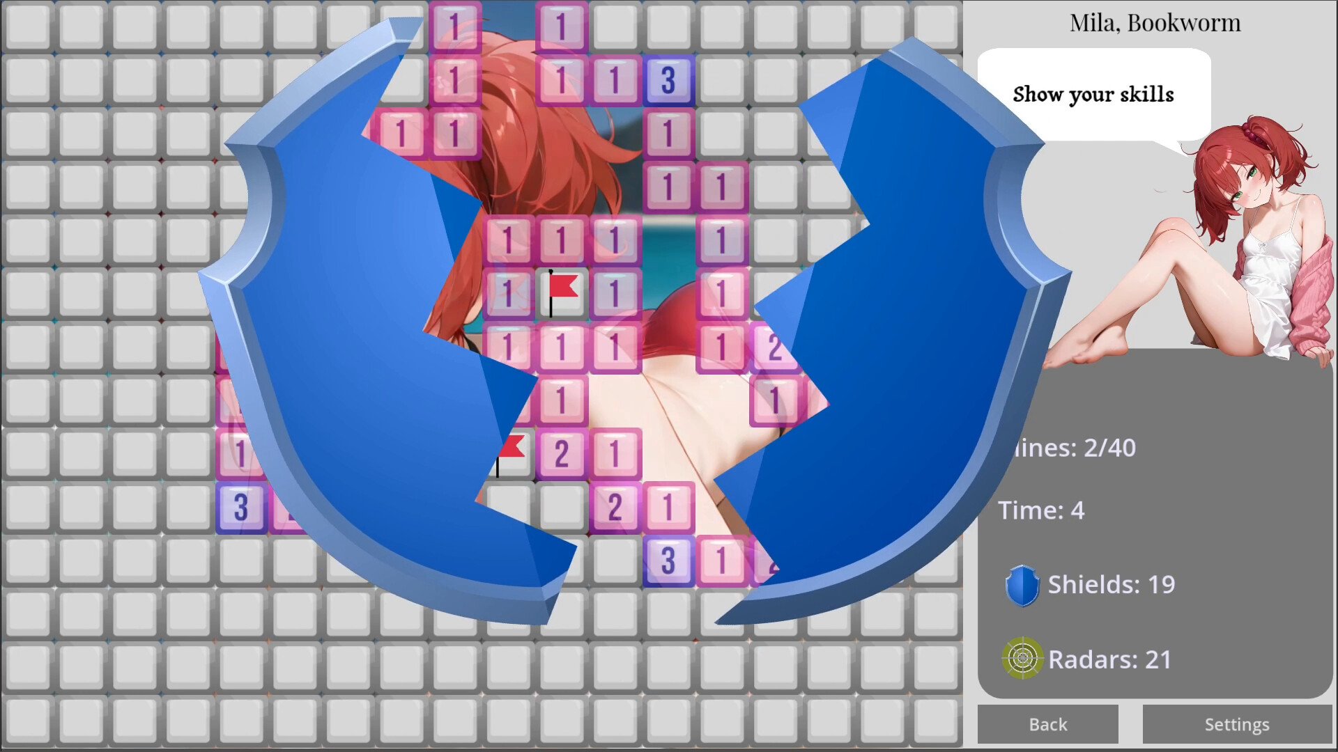 Anime Minesweeper