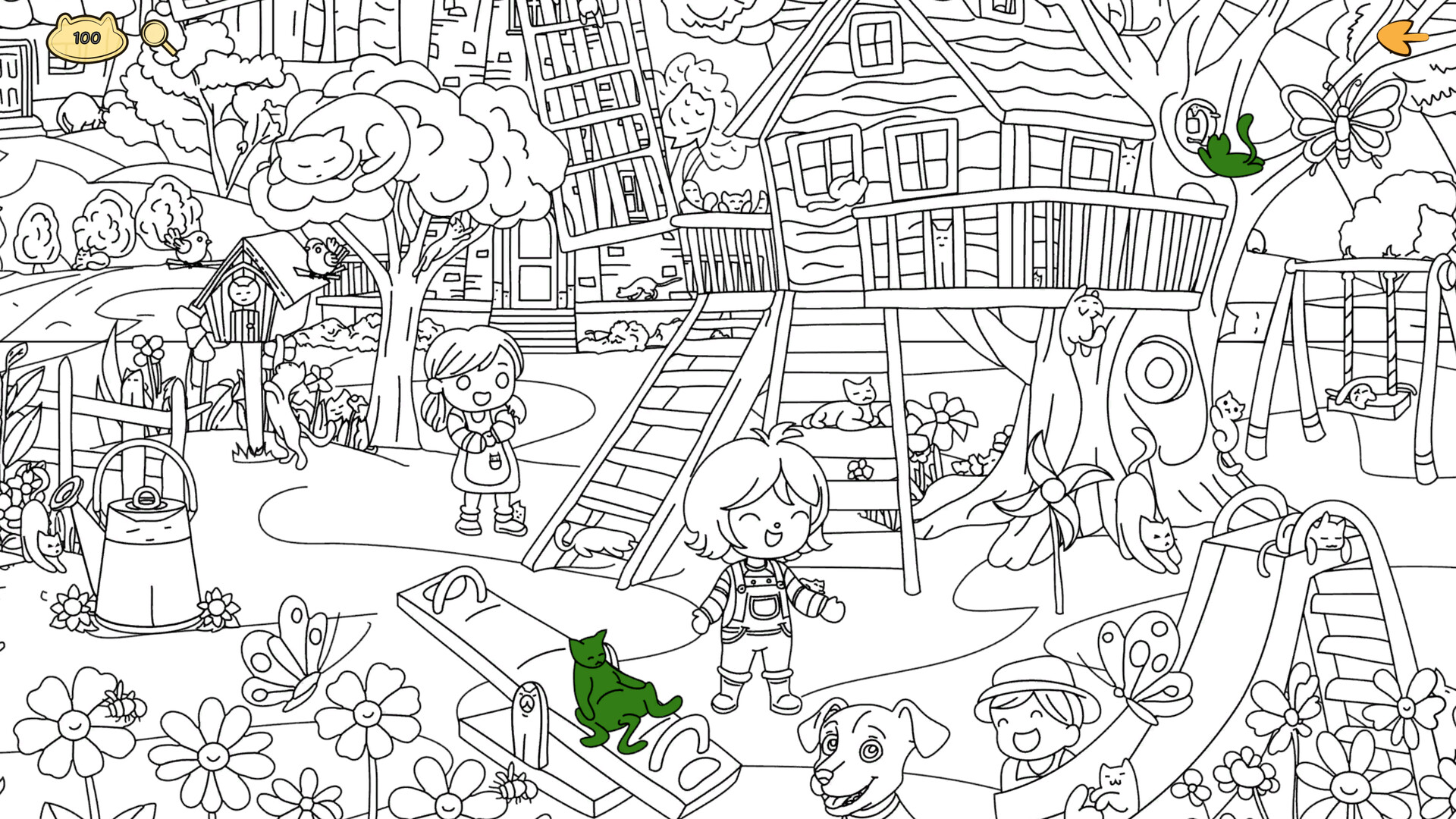 Small Town Filled With Cats