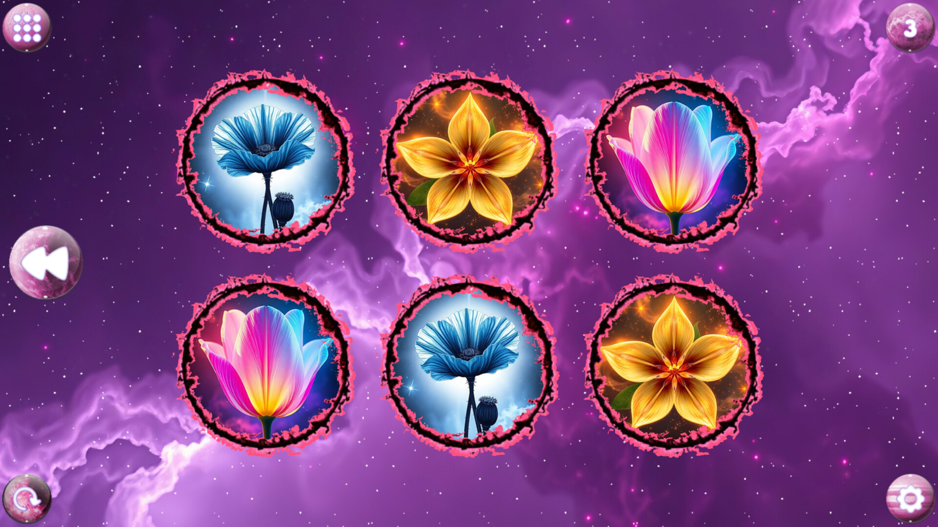 Space Memory: Flowers
