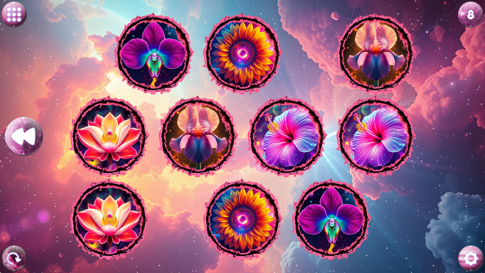 Space Memory: Flowers