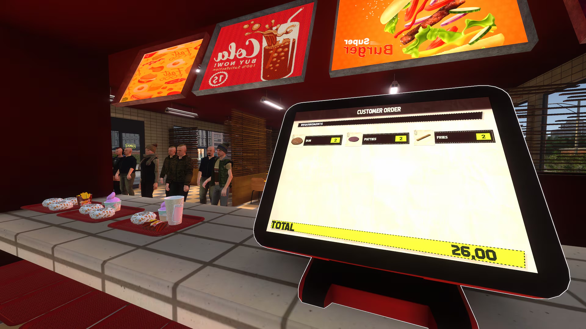 Drive Thru Fast Food Simulator