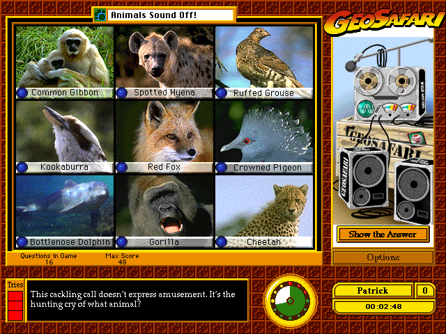 GeoSafari: Animals