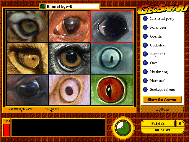 GeoSafari: Animals