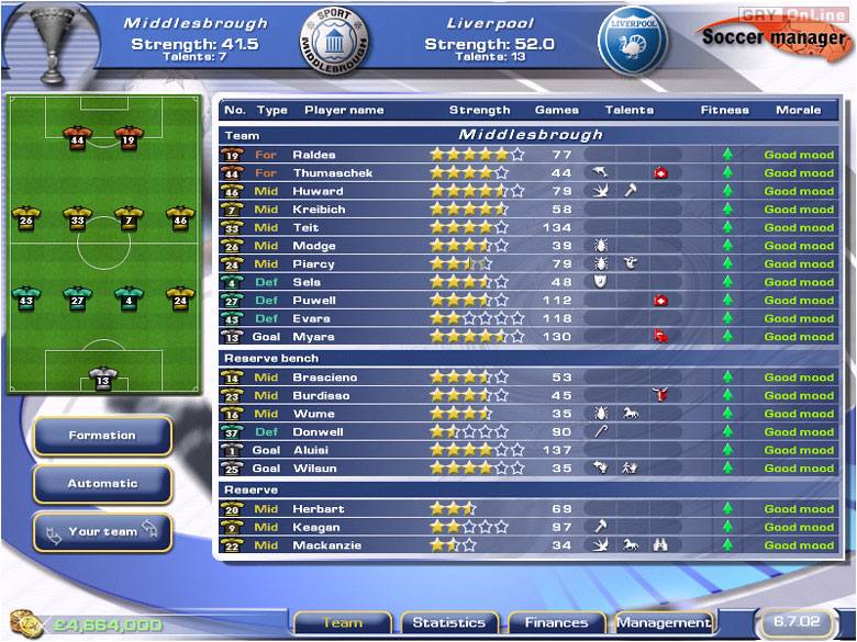 Soccer Manager