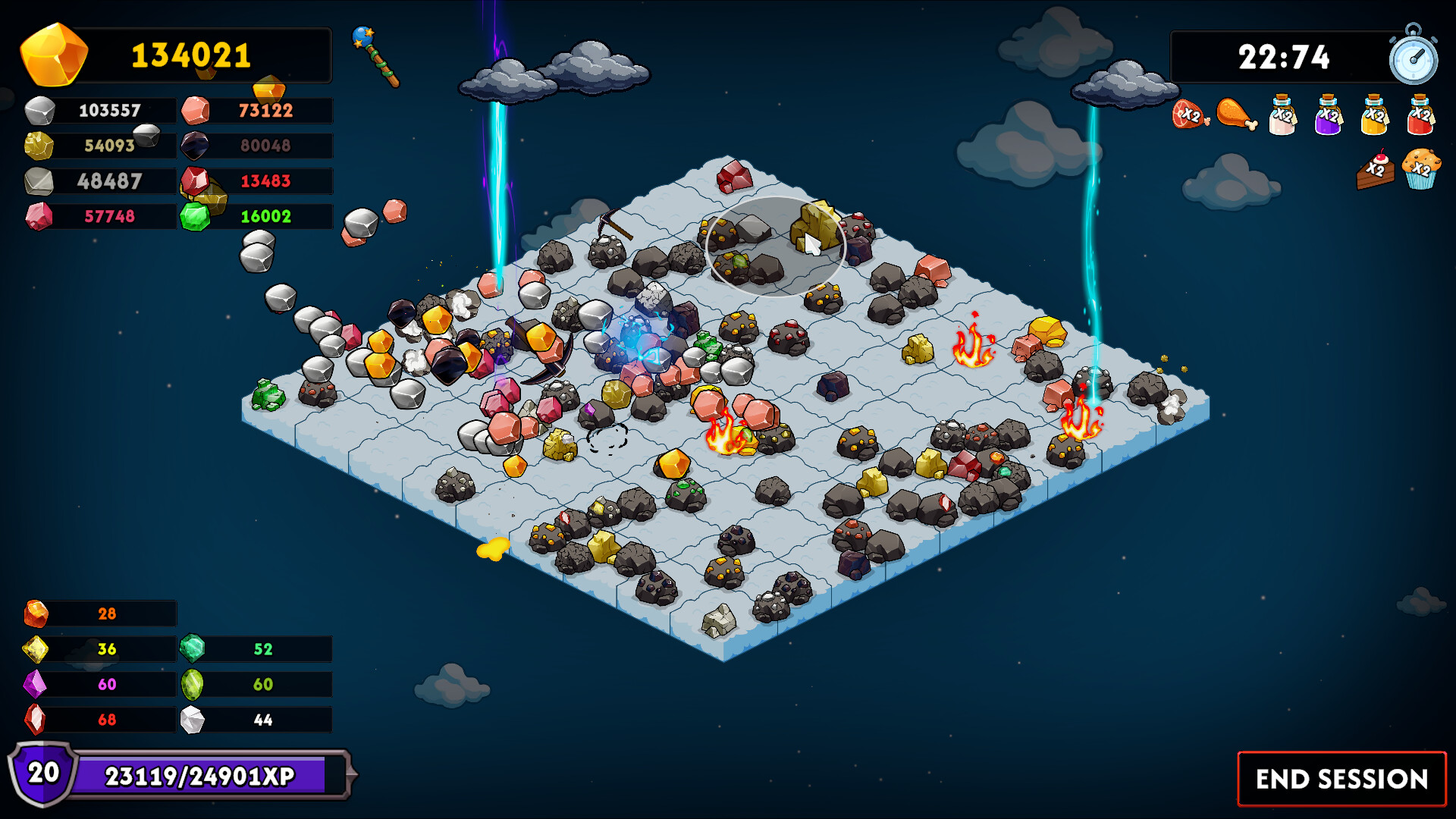 Keep on Mining!: Worlds