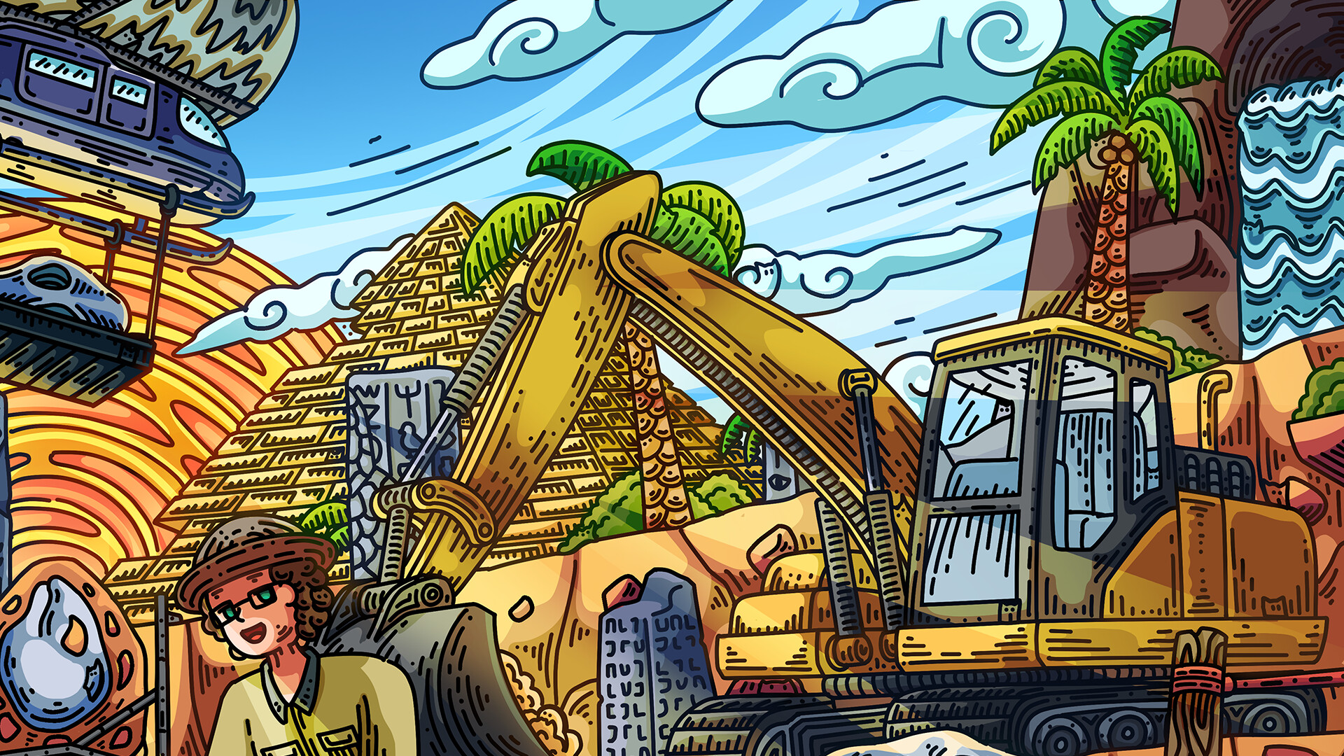 100 Archeology Cats