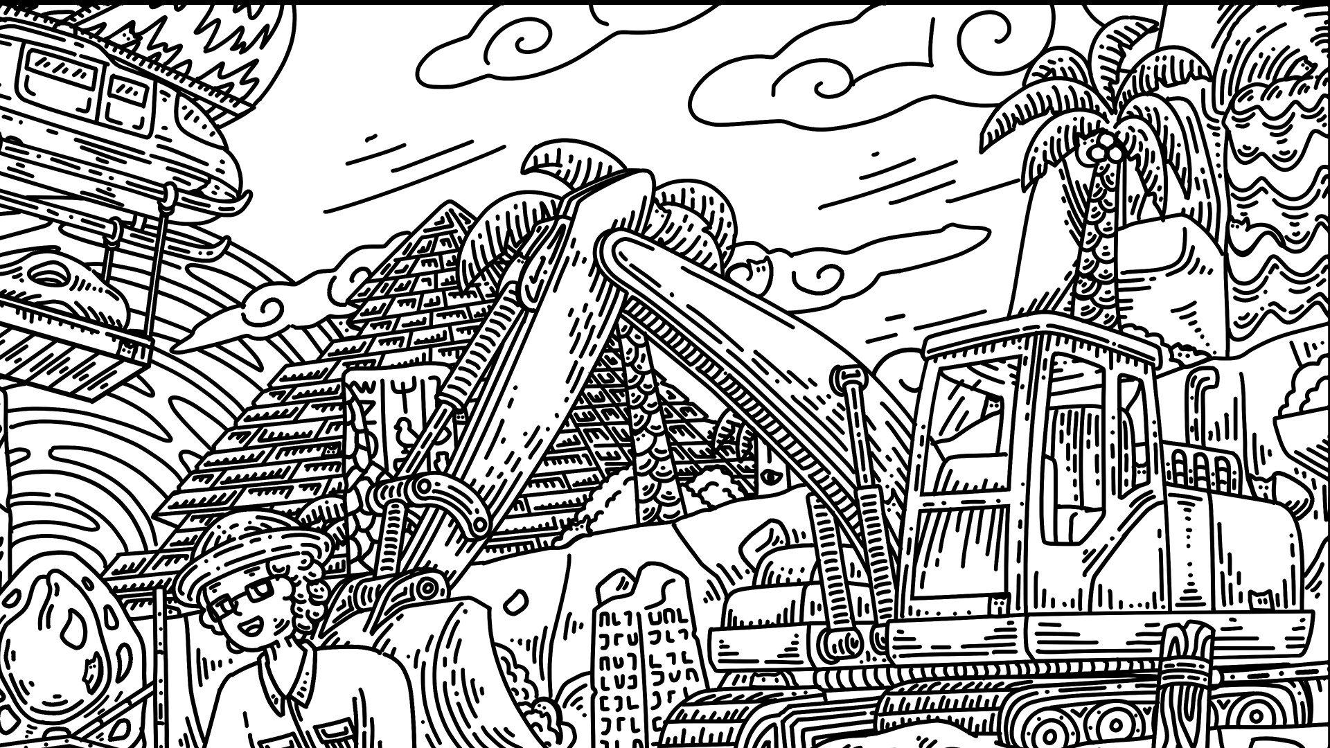 100 Archeology Cats