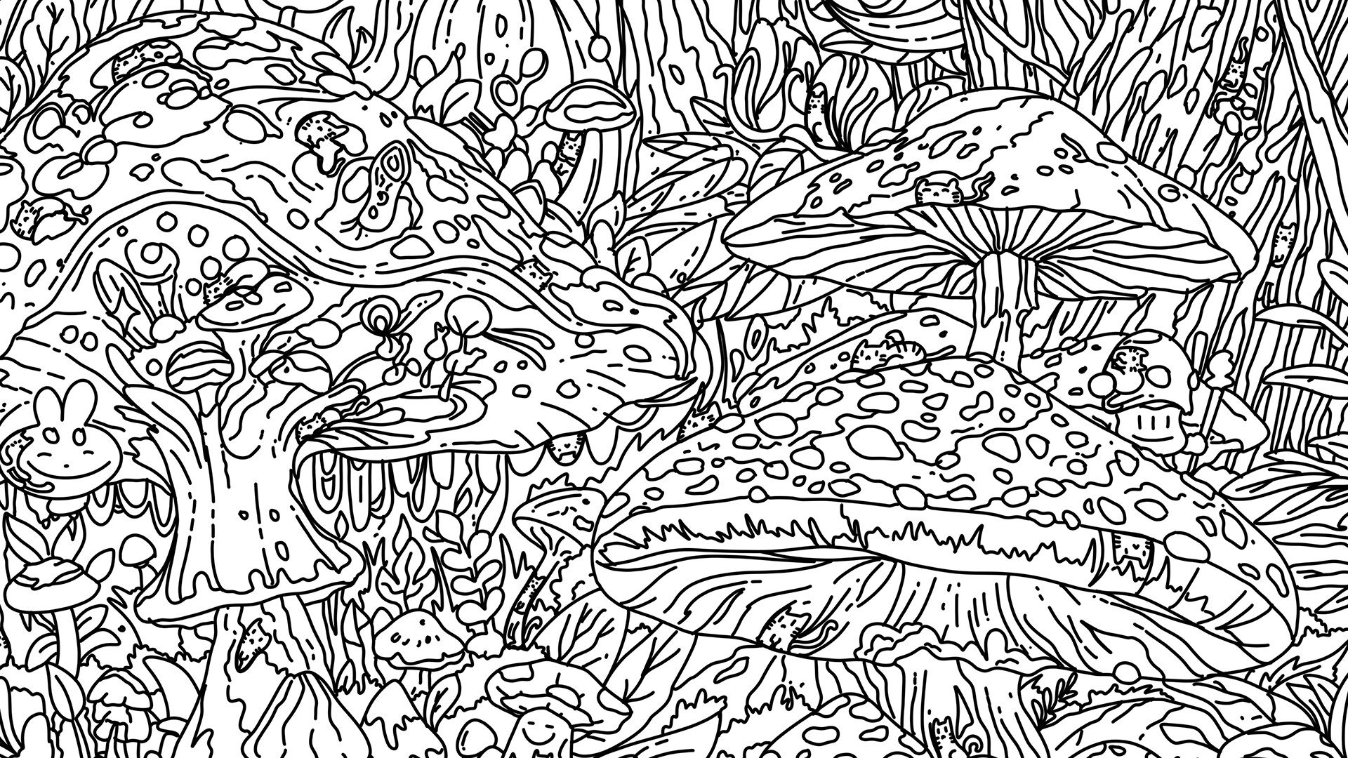 100 Mushroom Cats