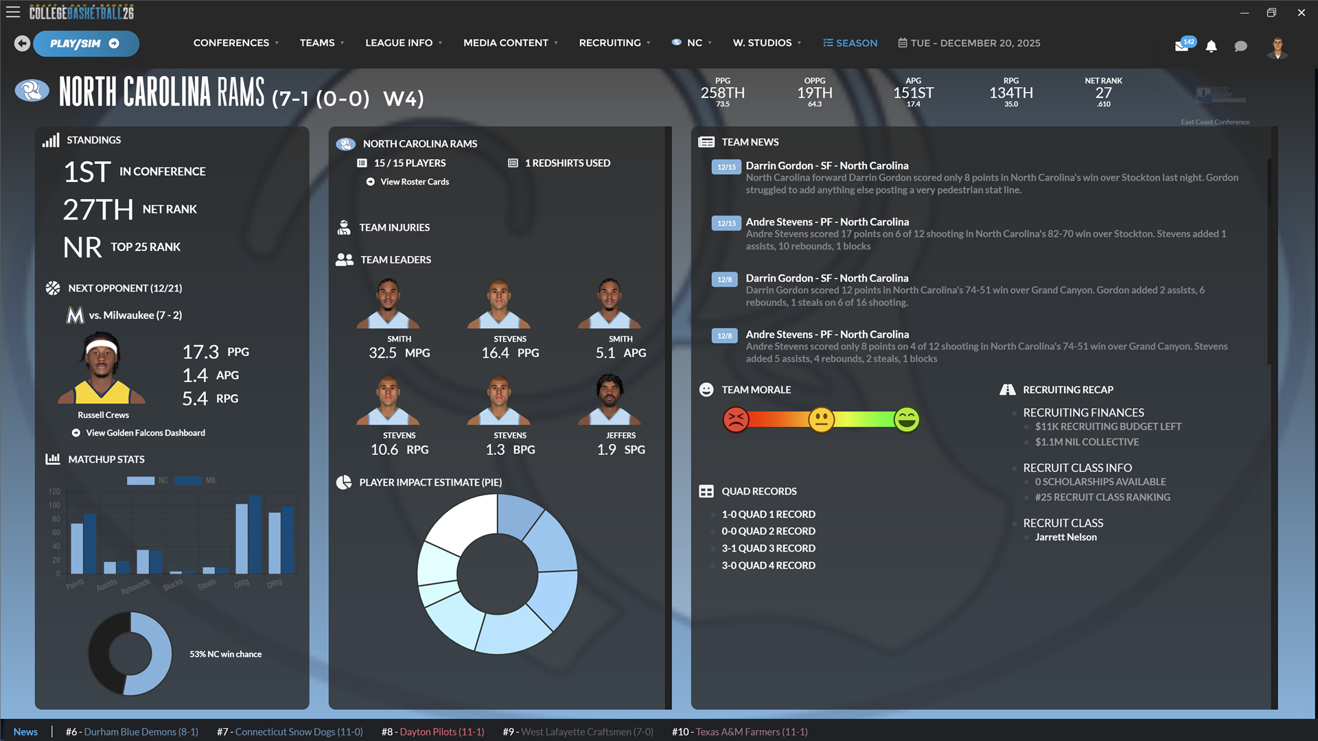 Draft Day Sports: College Basketball 26