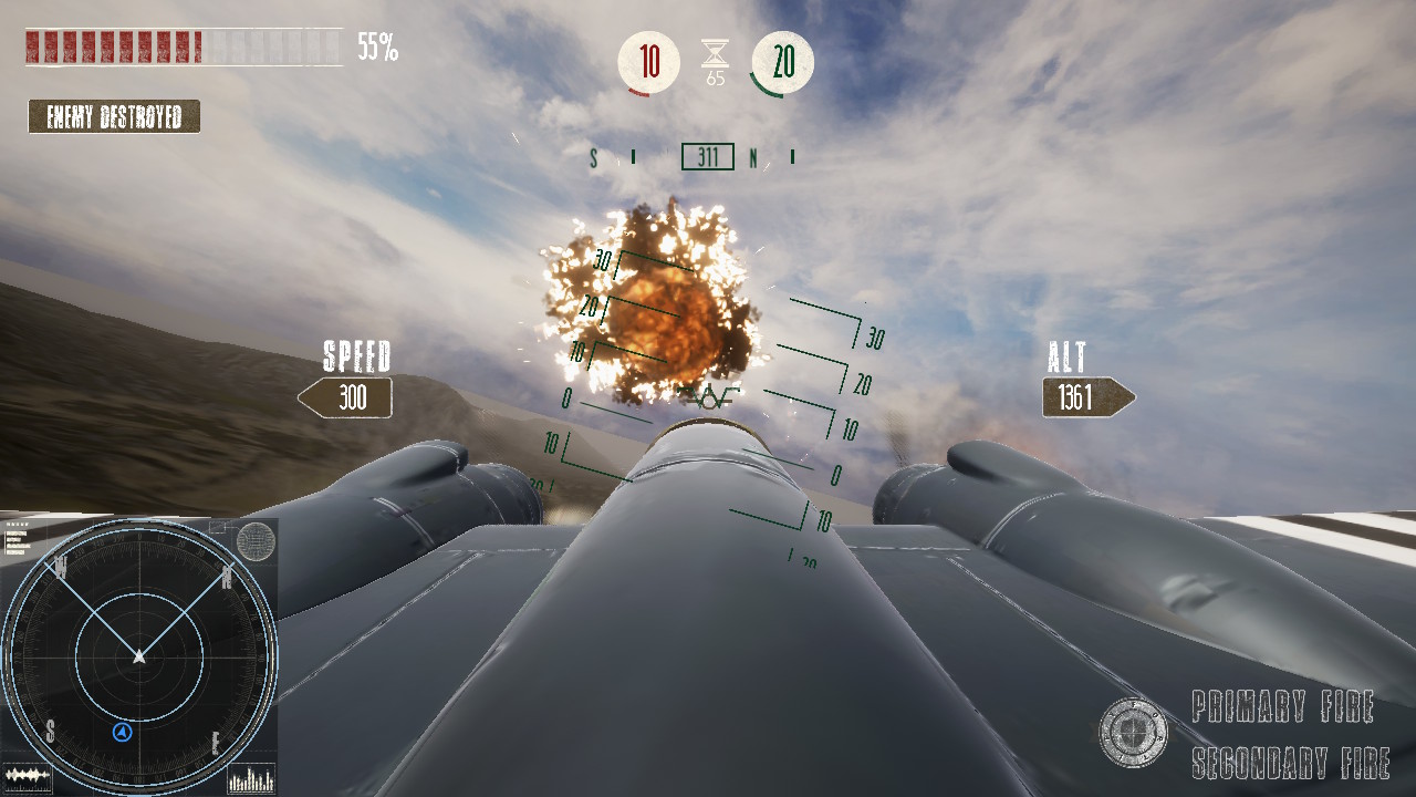 AirJet Fighter Sky Dominators: Aerial Assault &amp; World War II – Airplanes Battle