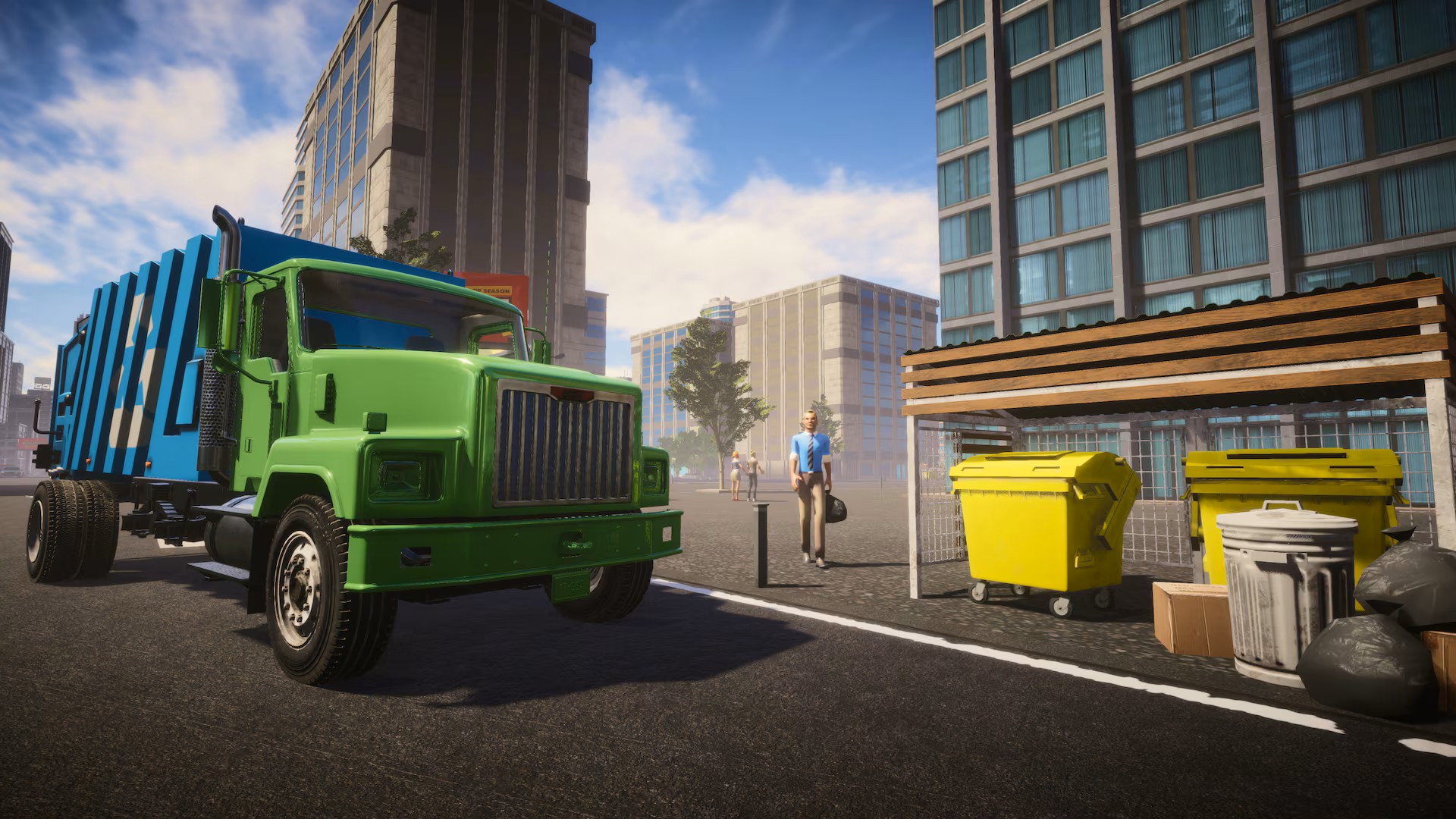 Garbage Turck Sim Driver Simulator 26