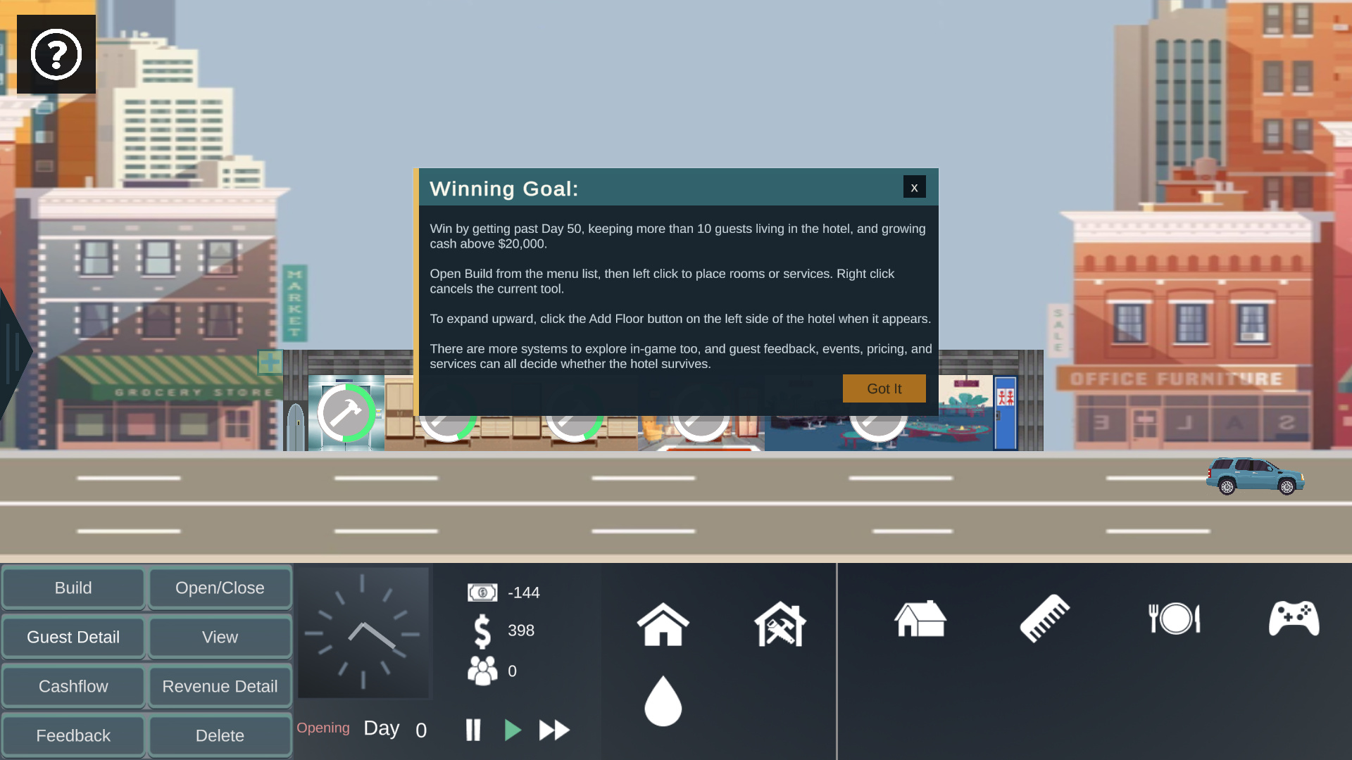 Hotel Manager Simulator