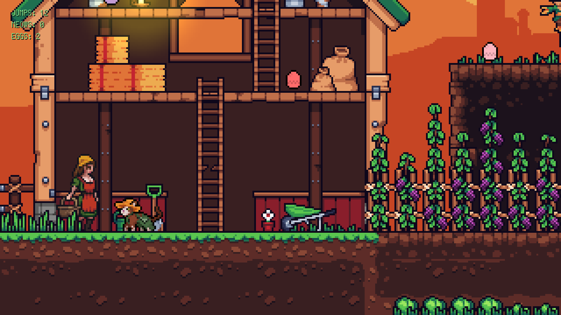 Rooftop Rascal: The Farmer Cat