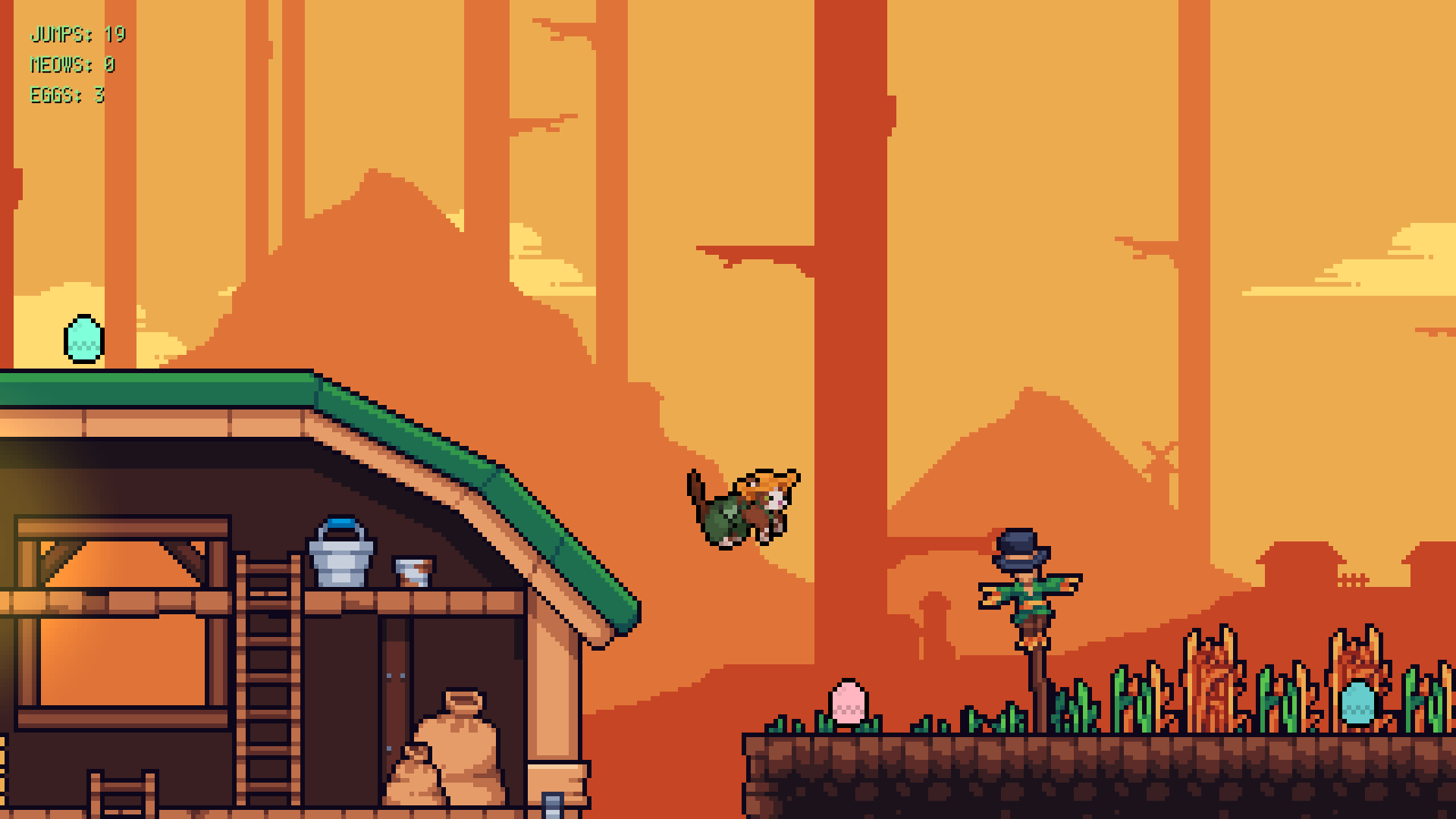 Rooftop Rascal: The Farmer Cat