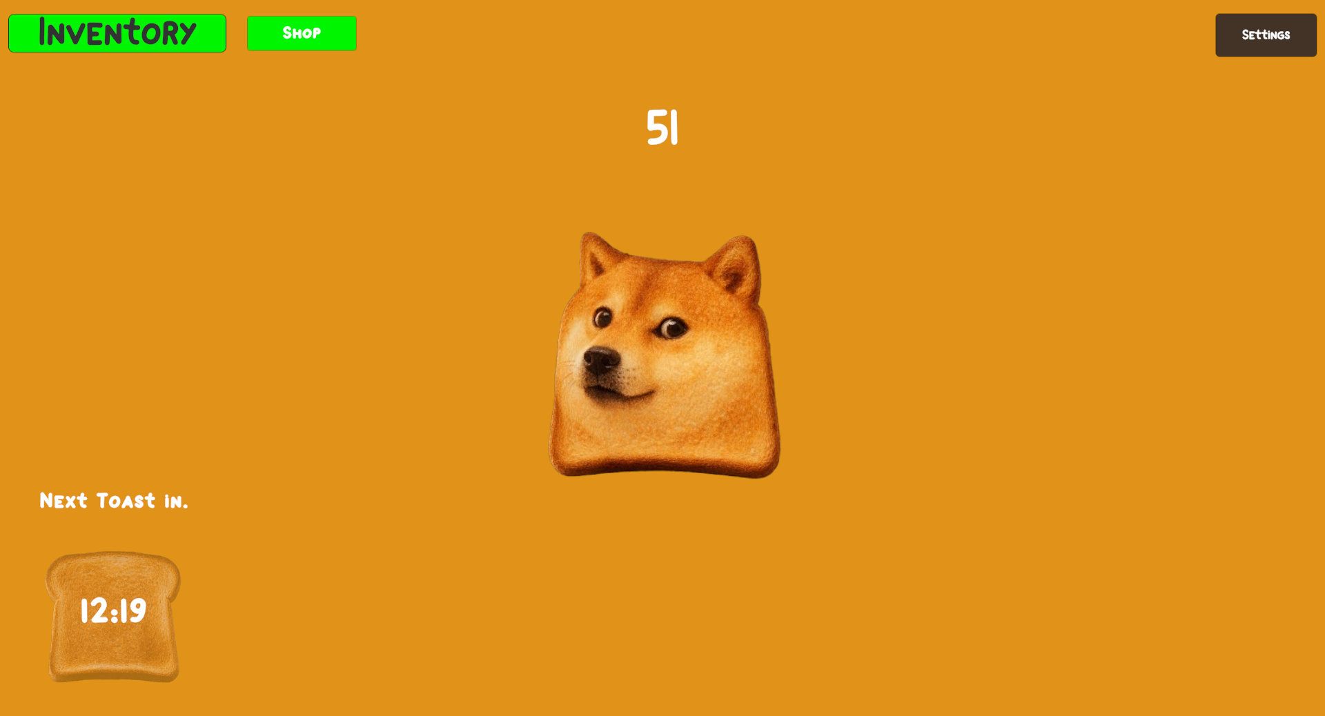 Toast Clicker