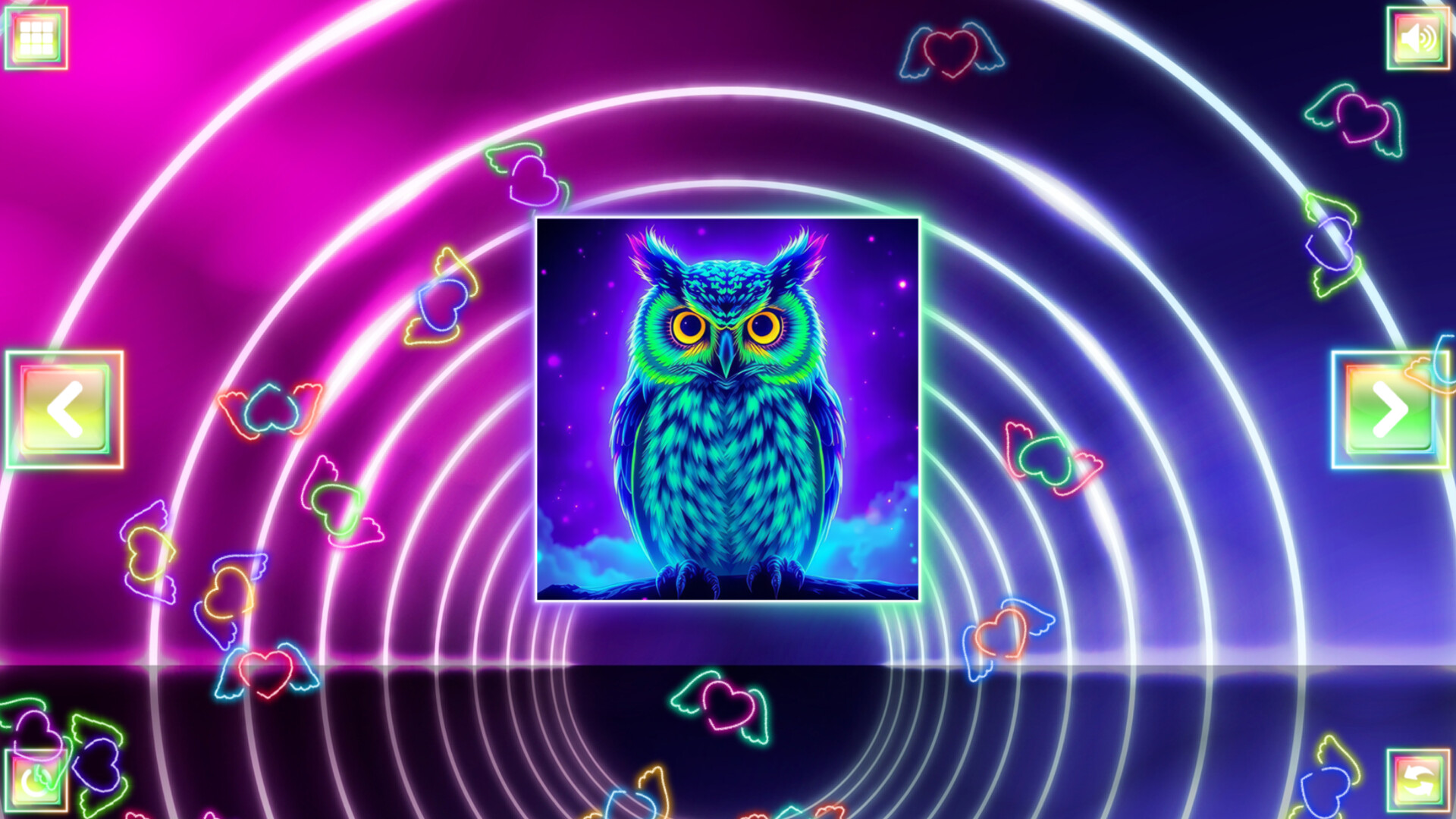 Neon Fantasy: Owls