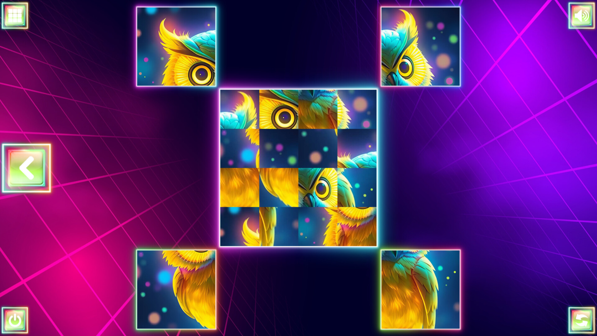 Neon Fantasy: Owls
