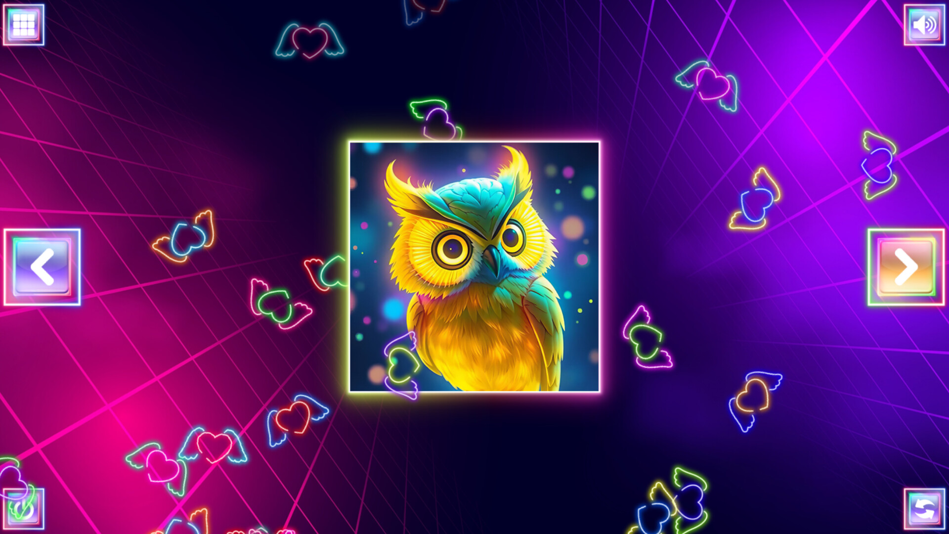 Neon Fantasy: Owls
