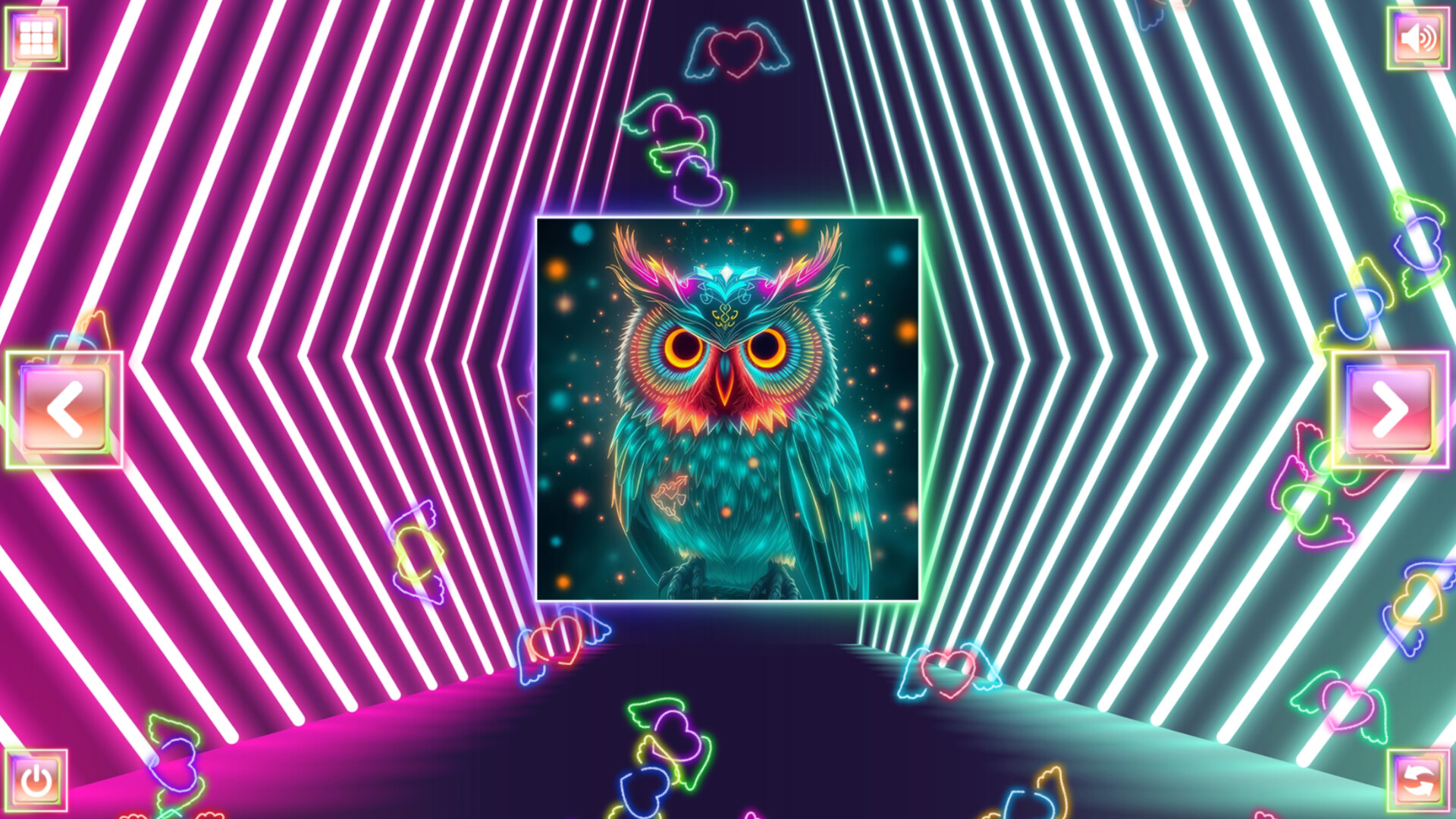Neon Fantasy: Owls