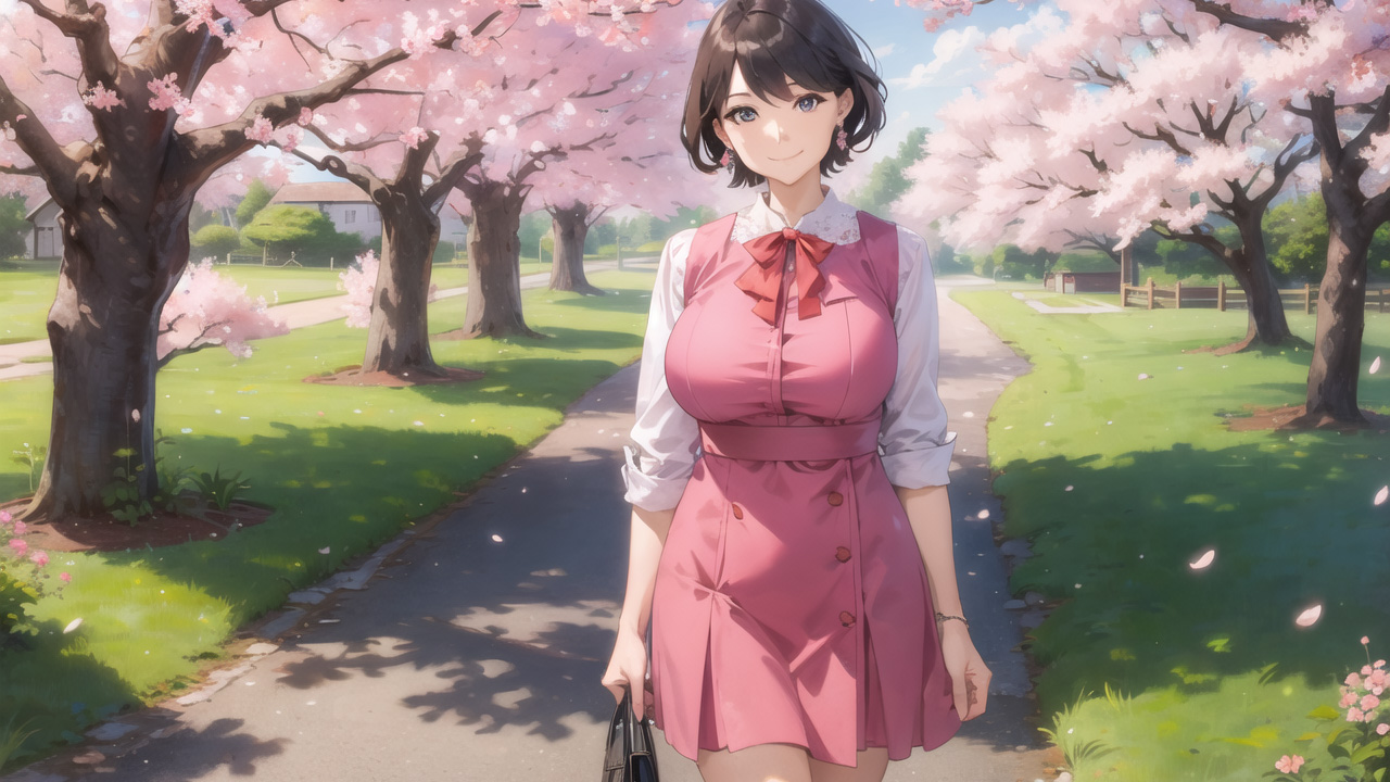 Anime Girls: Sakura Love