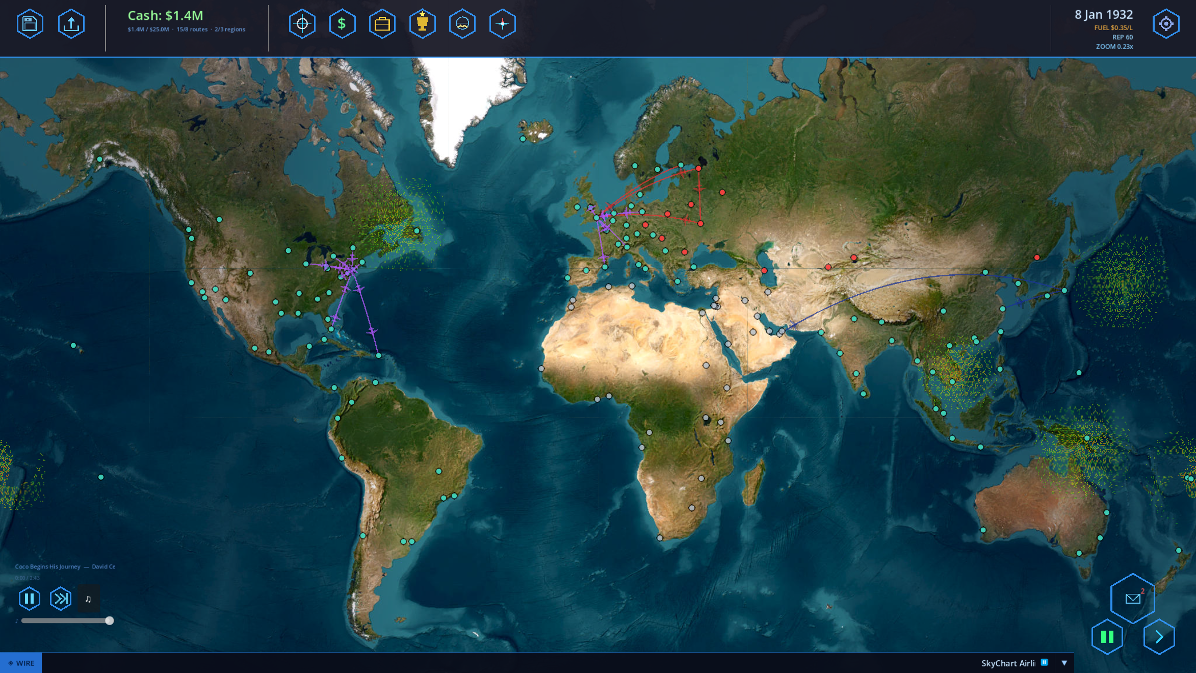 SkyChart: Airline Executive