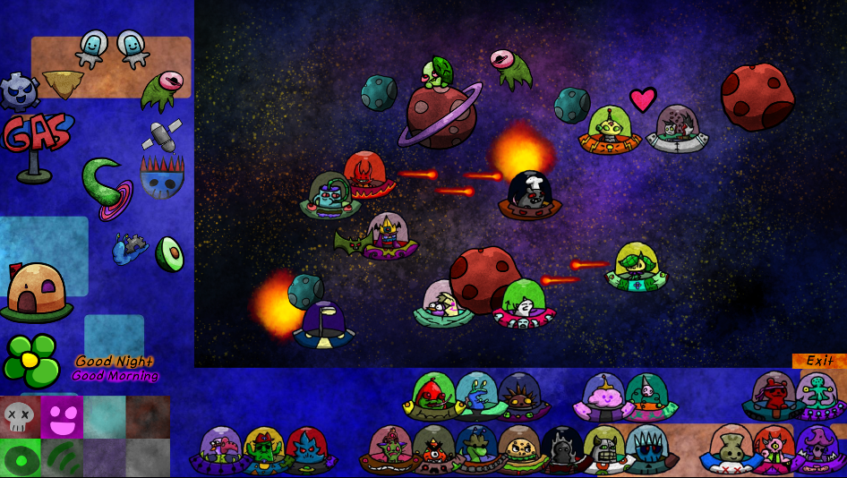 Funny UFOs Scene Creator