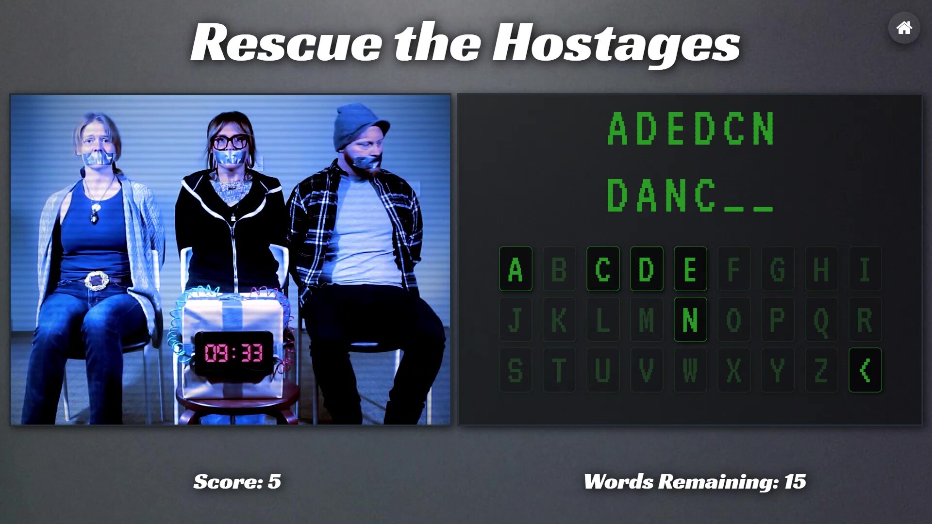 Rescue the Hostages: Cryptic Countdown