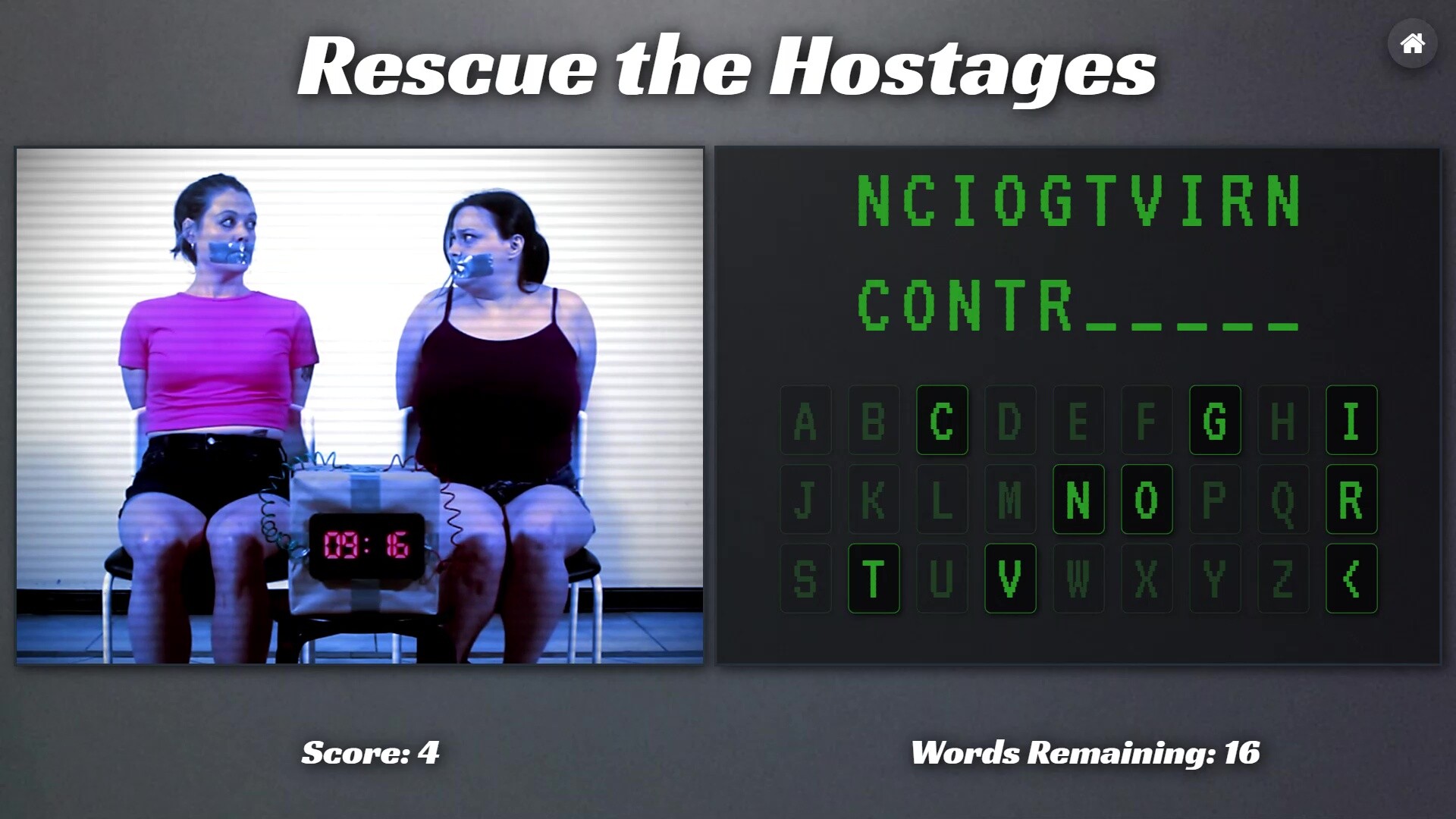 Rescue the Hostages: Cryptic Countdown