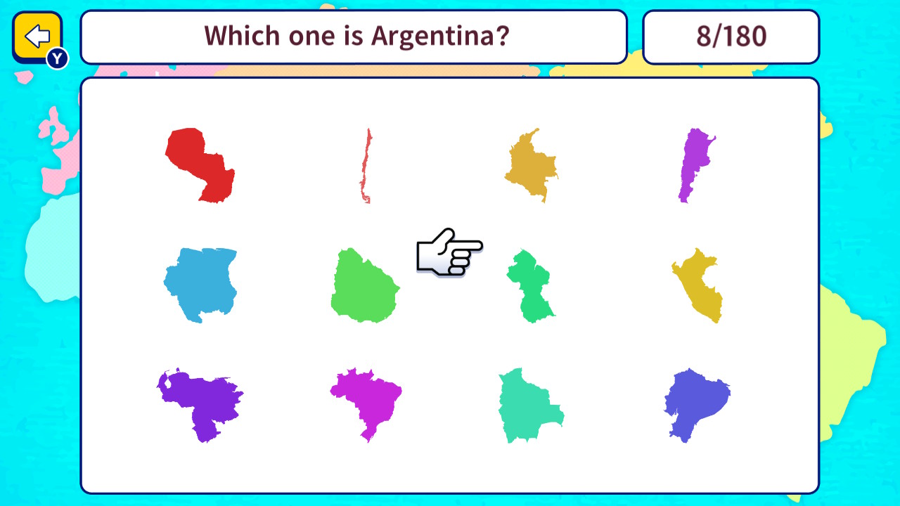 Geo Brain Boost! World Map Silhouette Quiz