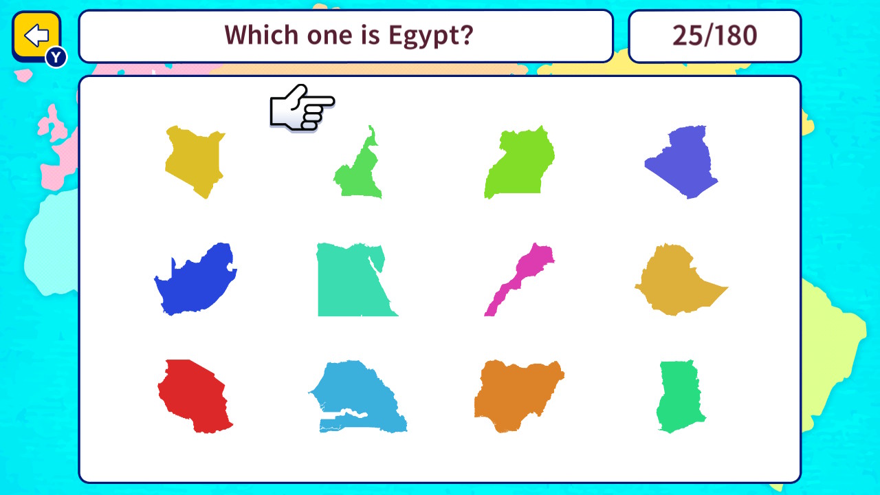 Geo Brain Boost! World Map Silhouette Quiz